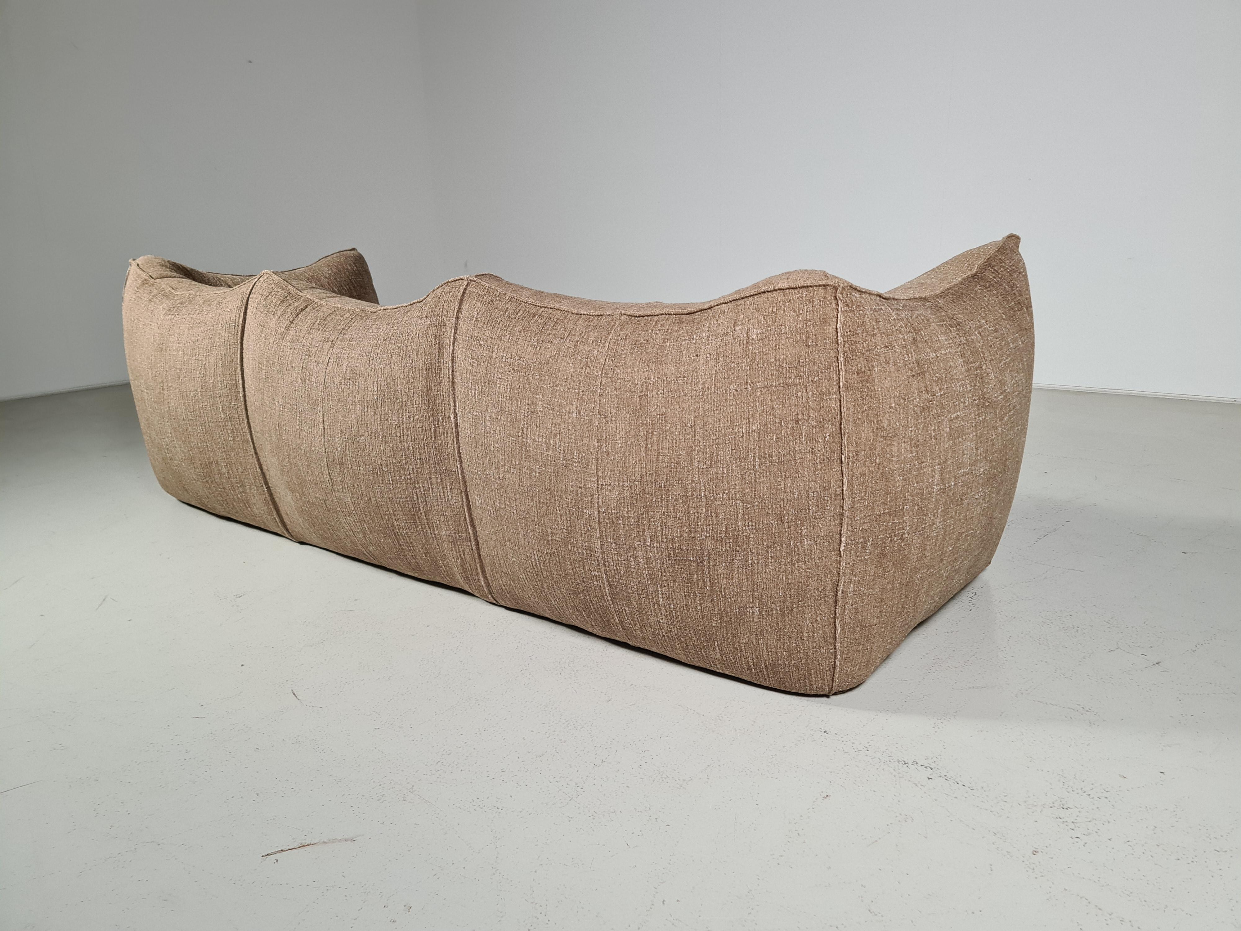Fabric Le Bambole 3-Seater Sofa by Mario Bellini for B&B Italia, 1970s