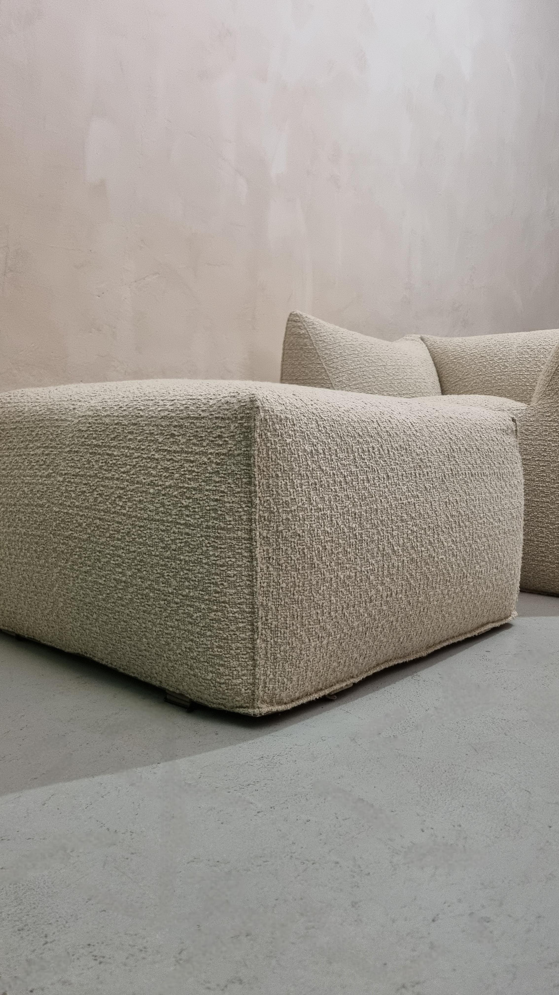 Sillón y puf Le Bambole diseñados por Mario Bellini para B&b Italia 1972 en venta 1