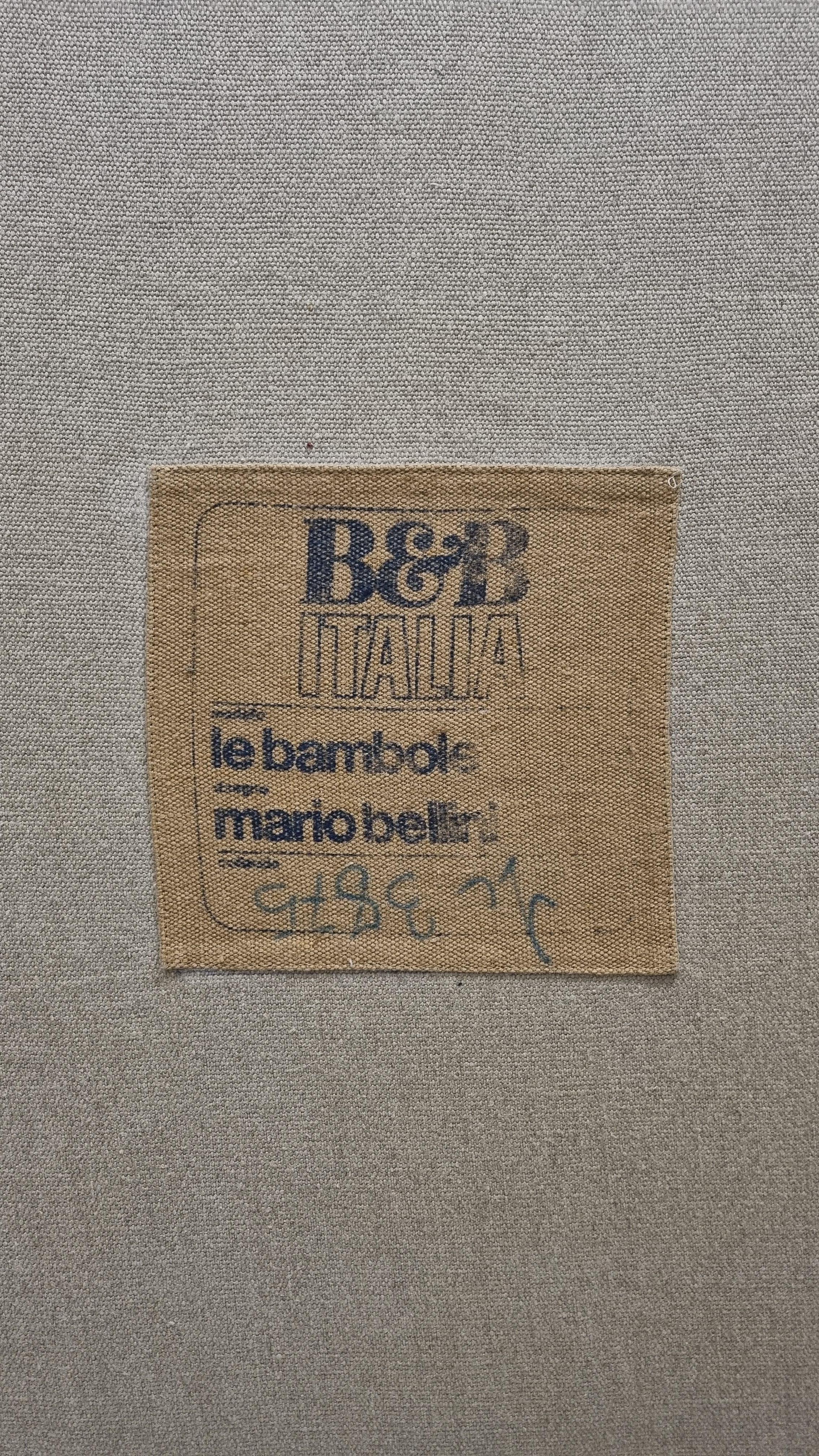 Poltrona Le Bambole disegnata da Mario Bellini per B&B Italia 1972 in vendita 4