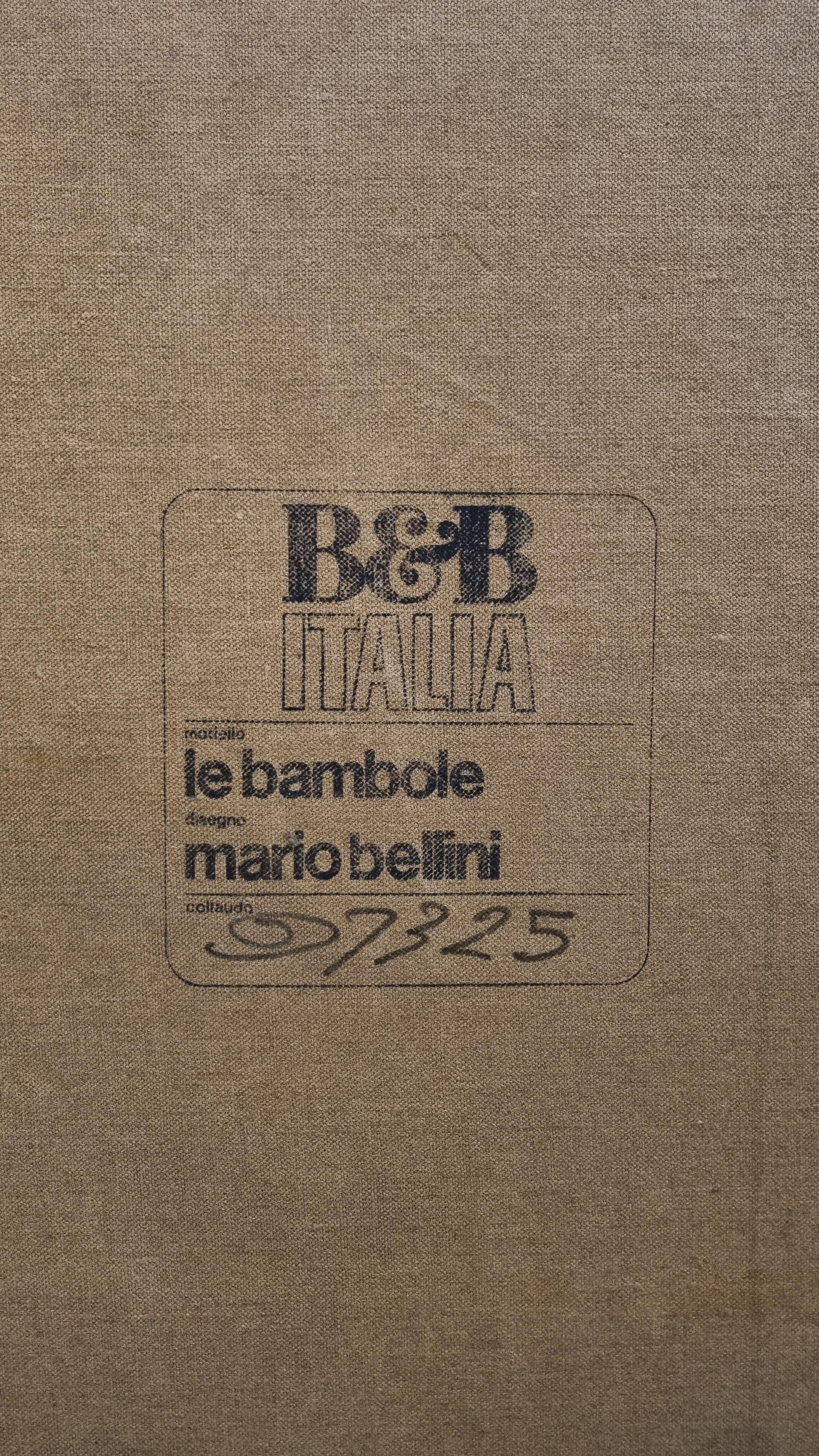Sessel Le Bambole, entworfen von Mario Bellini für B&B Italia 1972 im Angebot 7