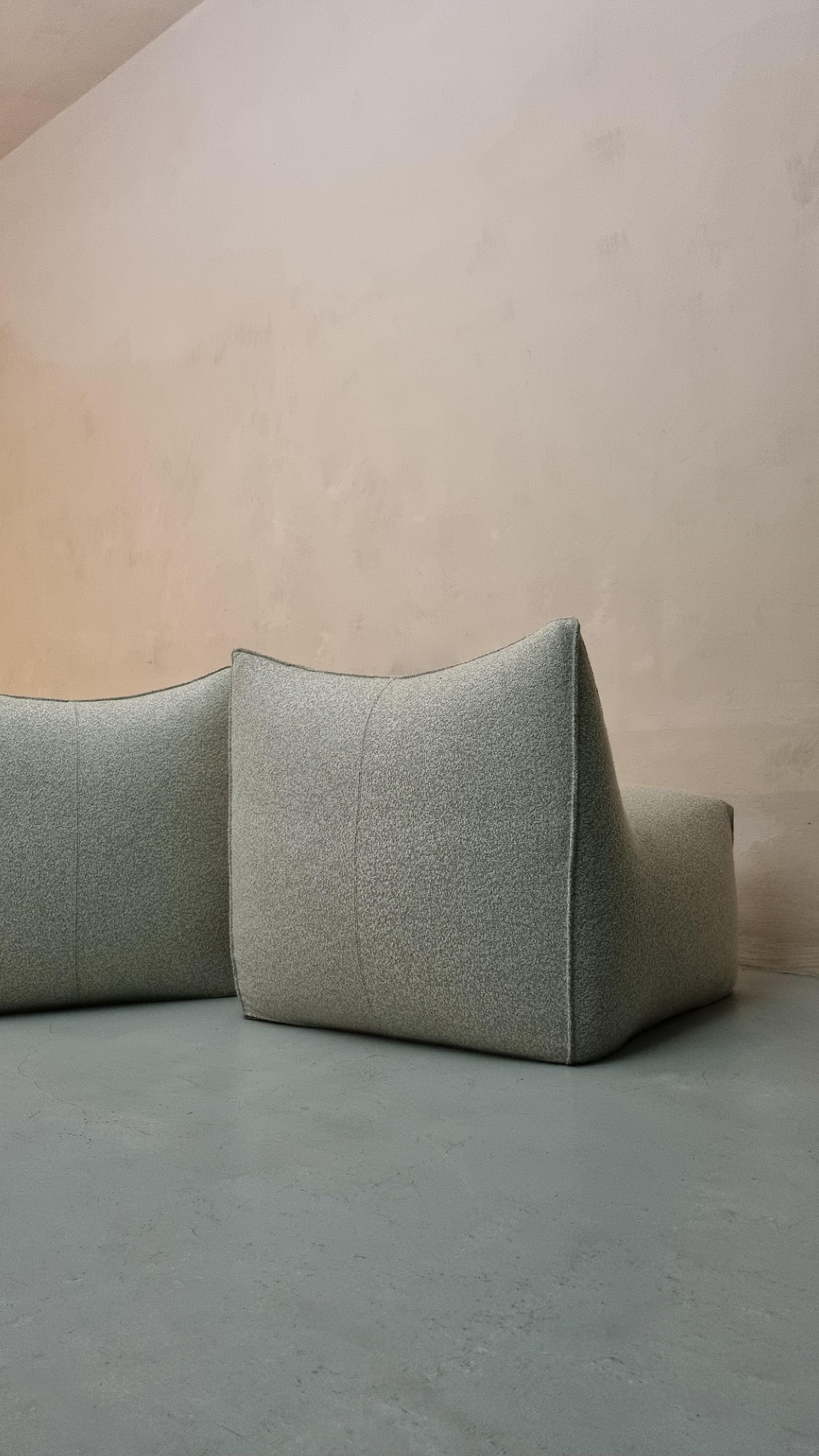 Mid-Century moderno Poltrone Le Bambole disegnate da Mario Bellini per B&B Italia 1972 in vendita
