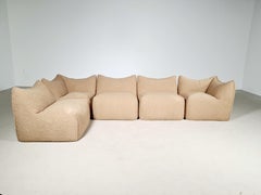 Le Bambole Bouclé Sectional Sofa by Mario Bellni for B&B Italia, 1970s