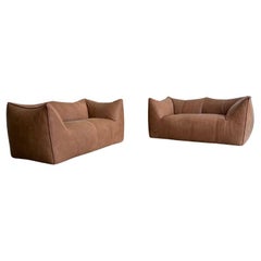 "Le Bambole" by Mario Bellini for C&B Italia Leather Sofa, 1970s