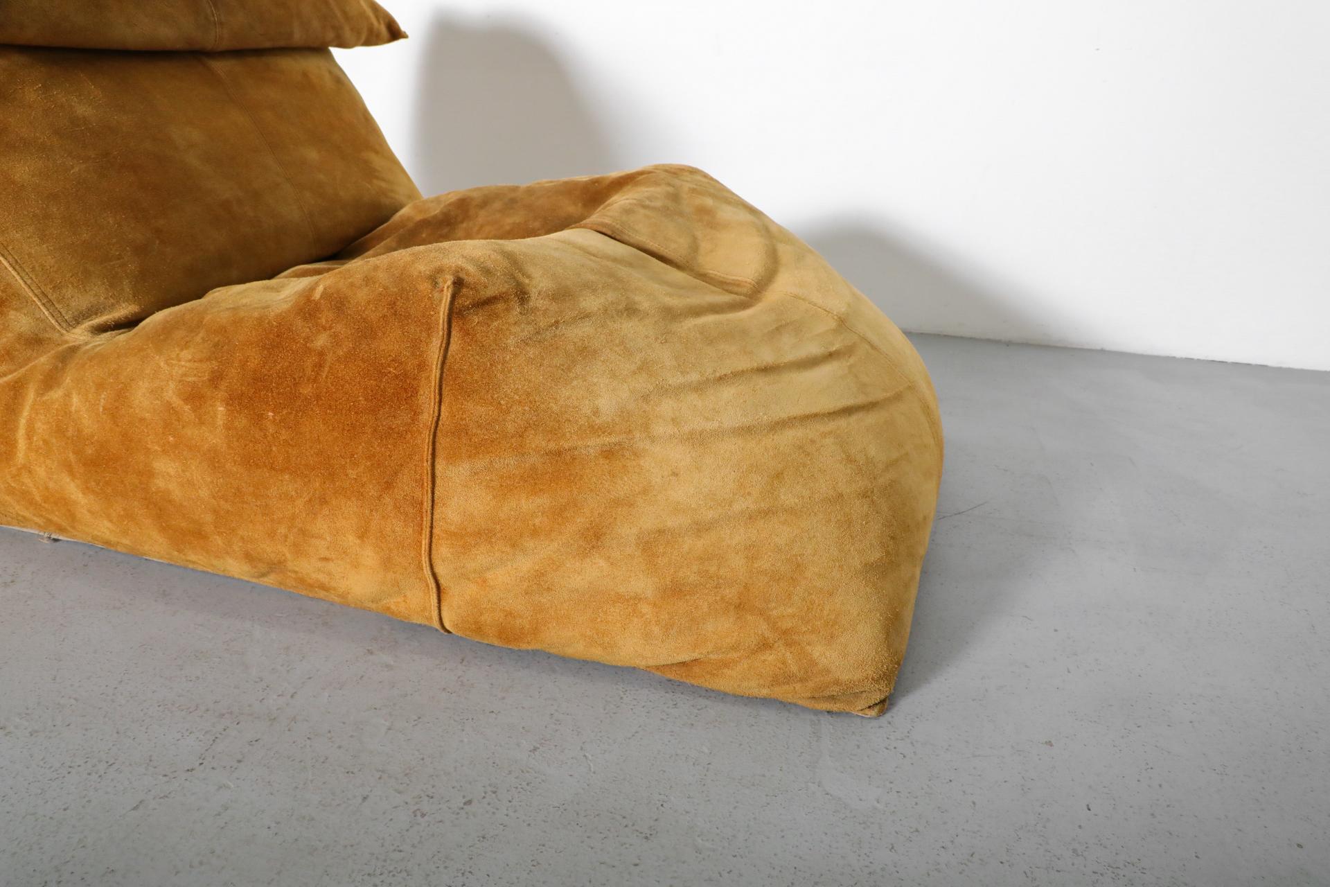 Chaise Longue Le Bambole en ante caramelo de Mario Bellini para C&B Italia 10