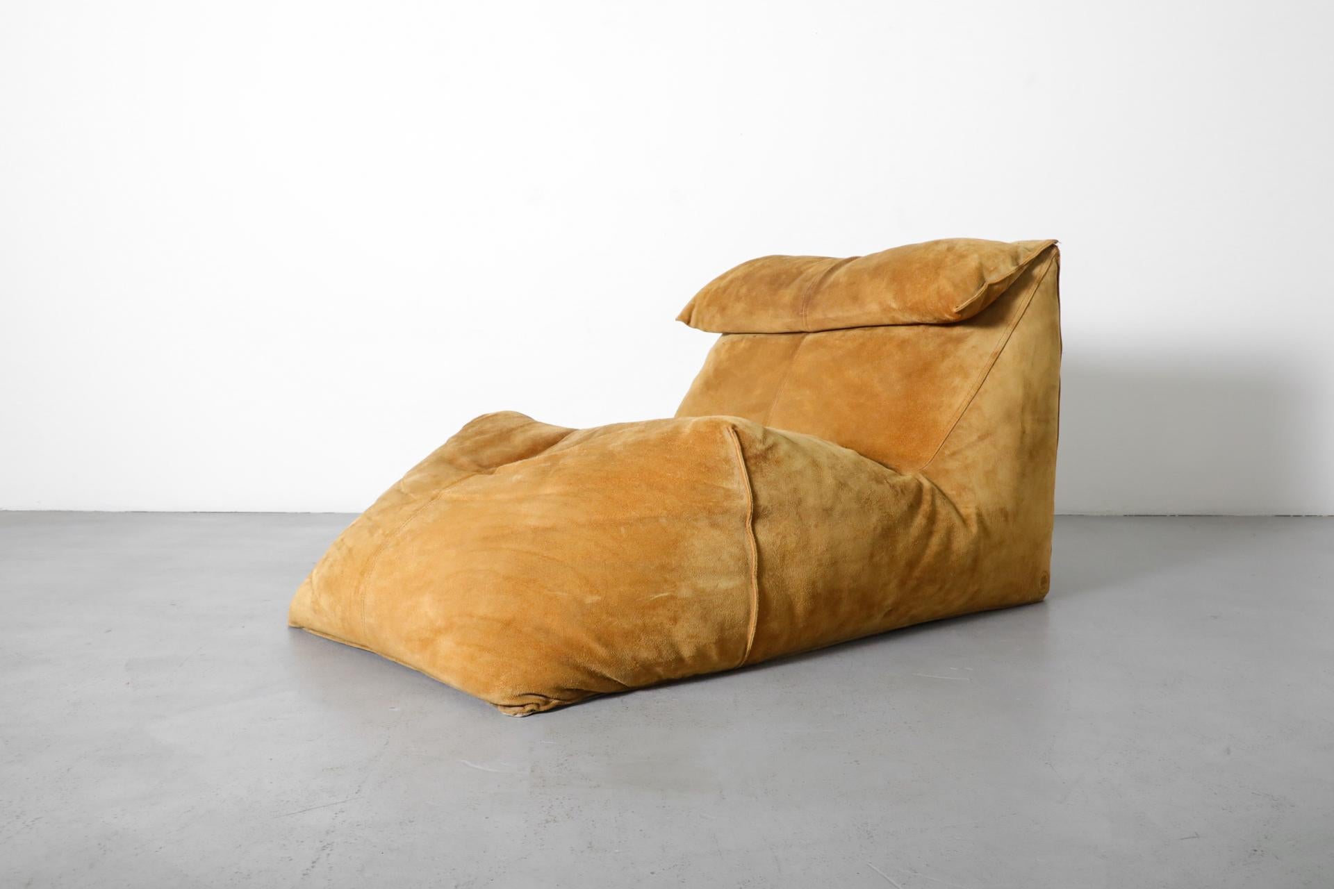 Chaise Longue Le Bambole en ante caramelo de Mario Bellini para C&B Italia Italiano