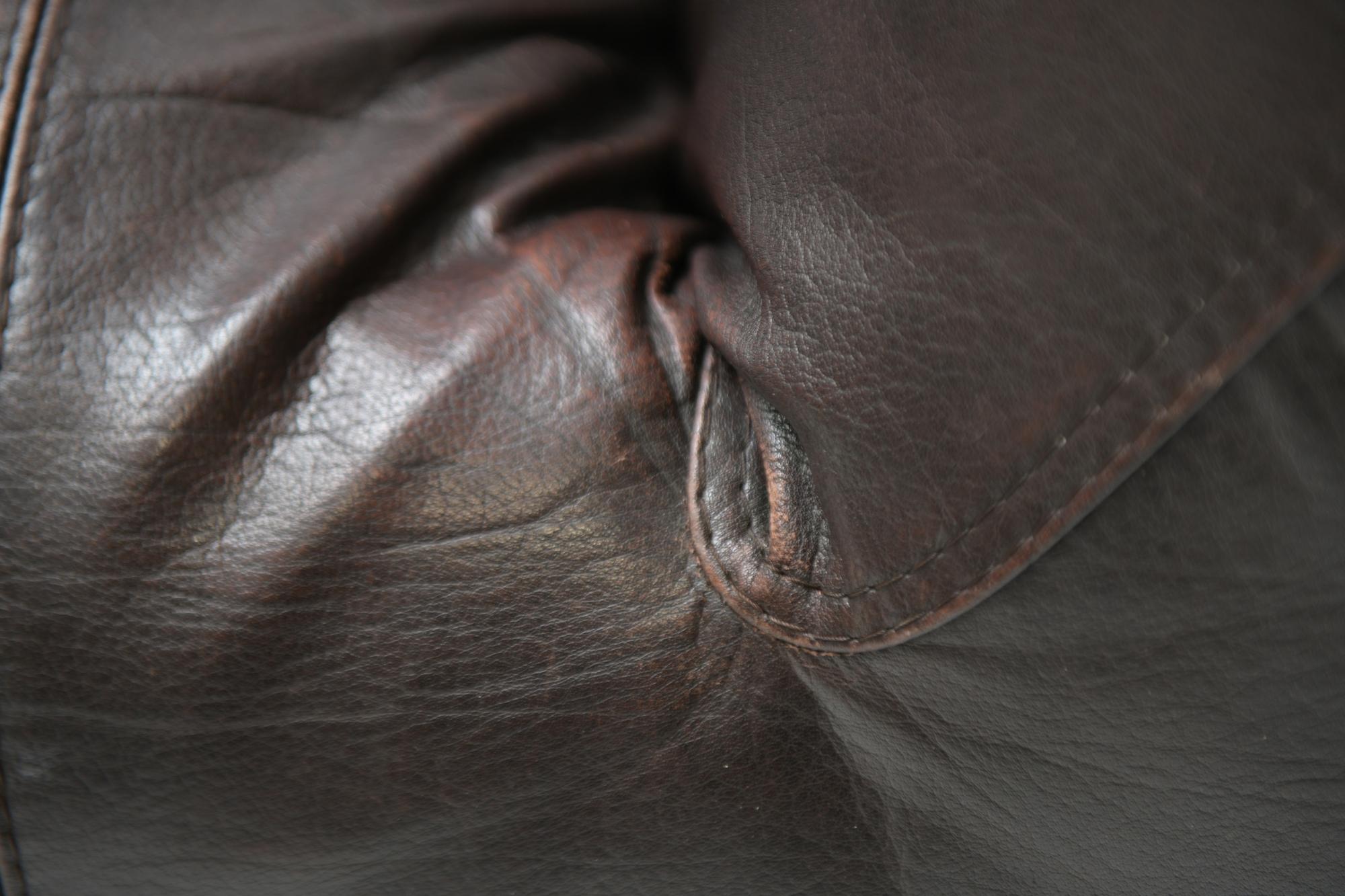Le Bambole in Original Dark Brown Leather by Mario Bellini for B&B Italia 2