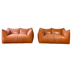 Le Bambole Leather Sofa Design Mario Bellini 1978 for B&B Italia 