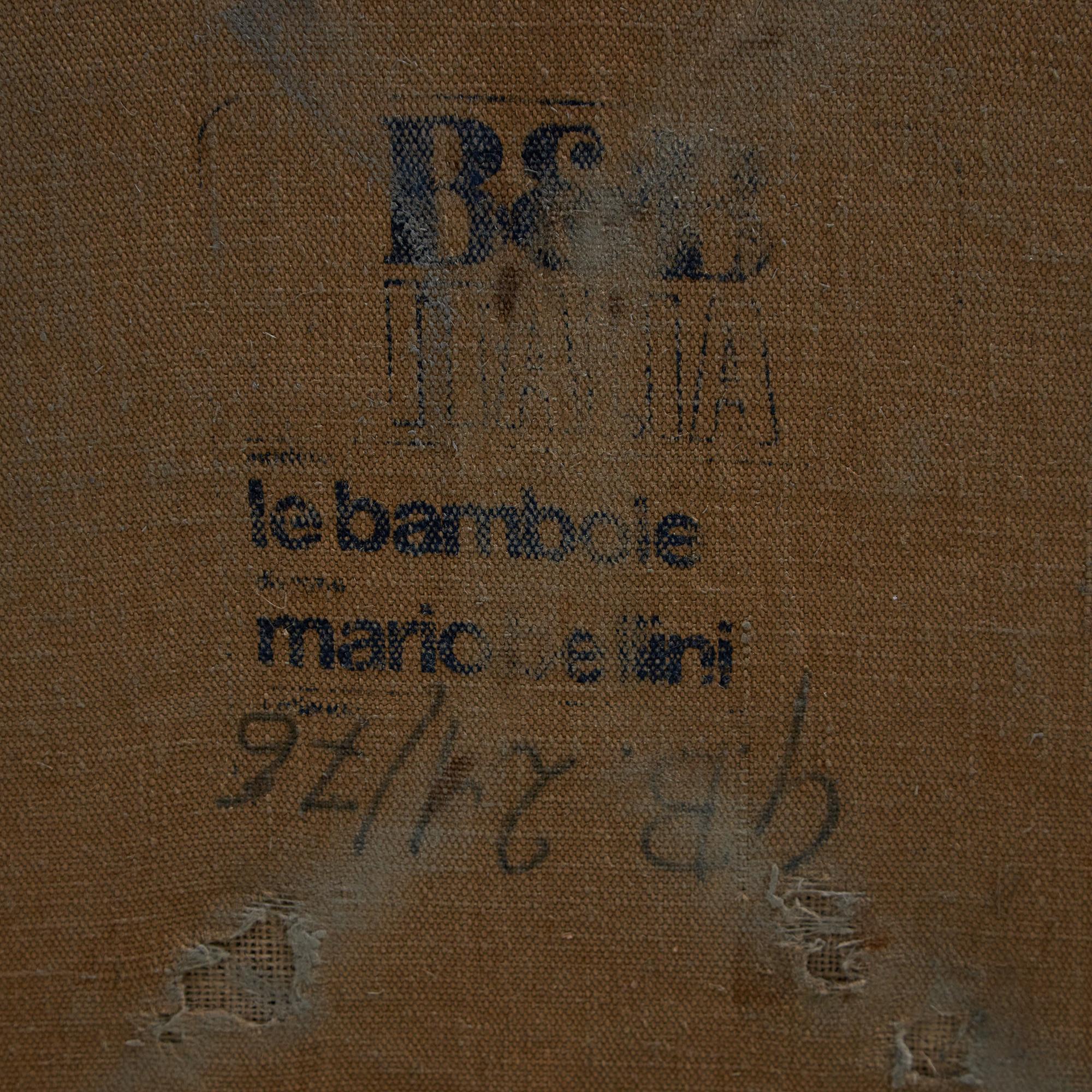 Fauteuil de salon et repose-pieds Le Bambole de Mario Bellini pour B&B Italia, 1972 en vente 6