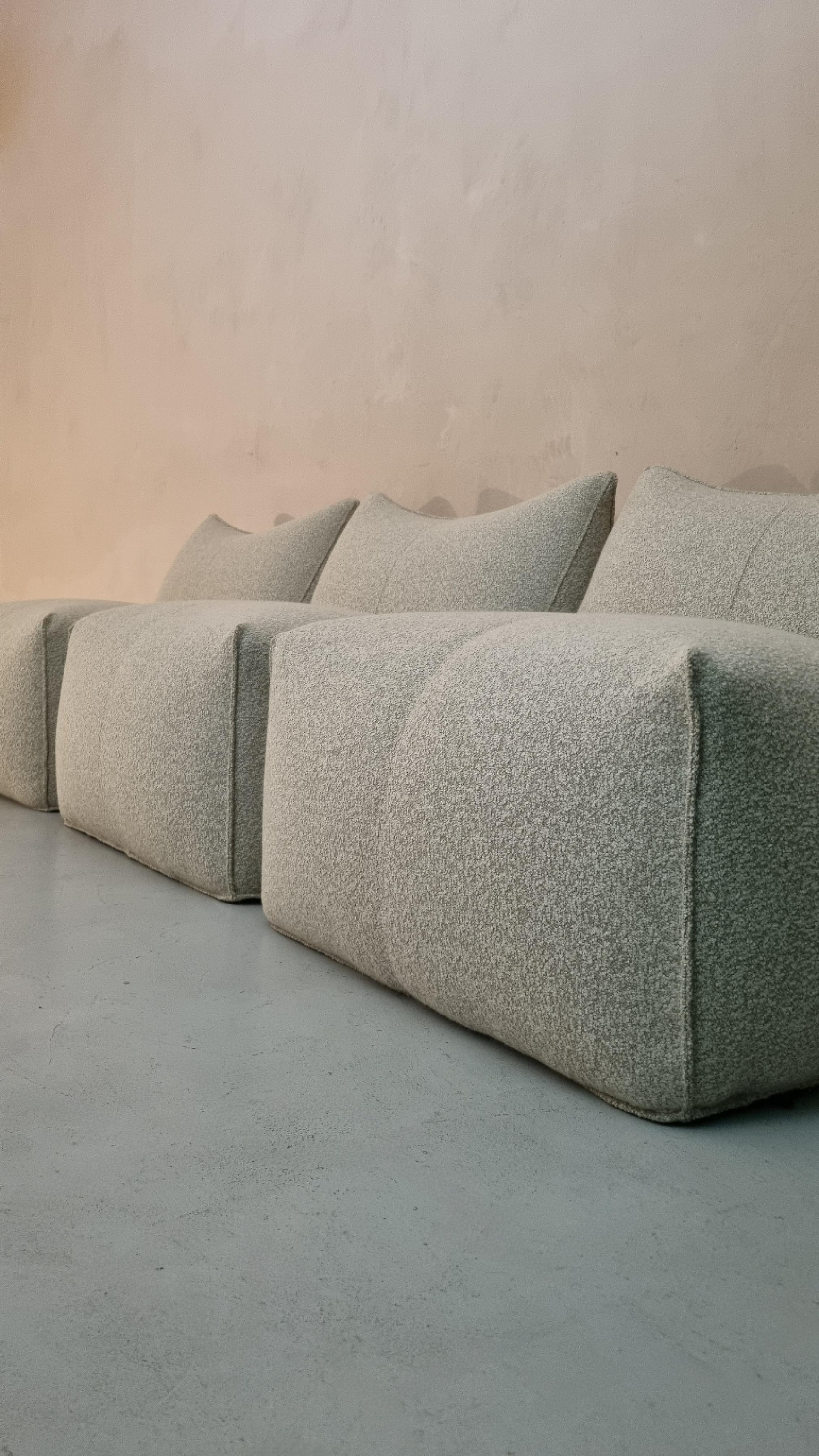 Le Bambole  sofá modular 3 plazas de Mario Bellini para B&b Italia 1972 Moderno de mediados de siglo en venta