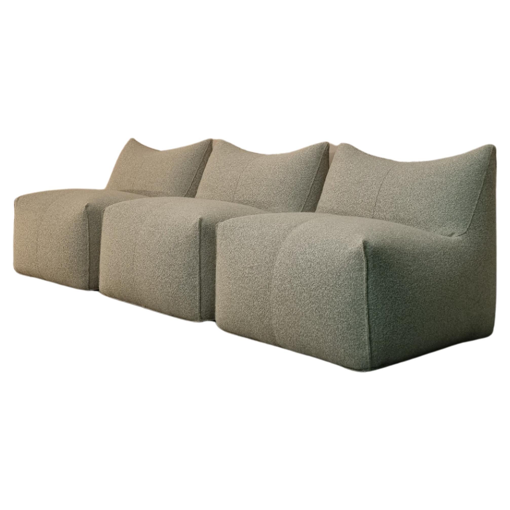 Le Bambole  modular sofa 3 seats by Mario Bellini for B&b Italia 1972