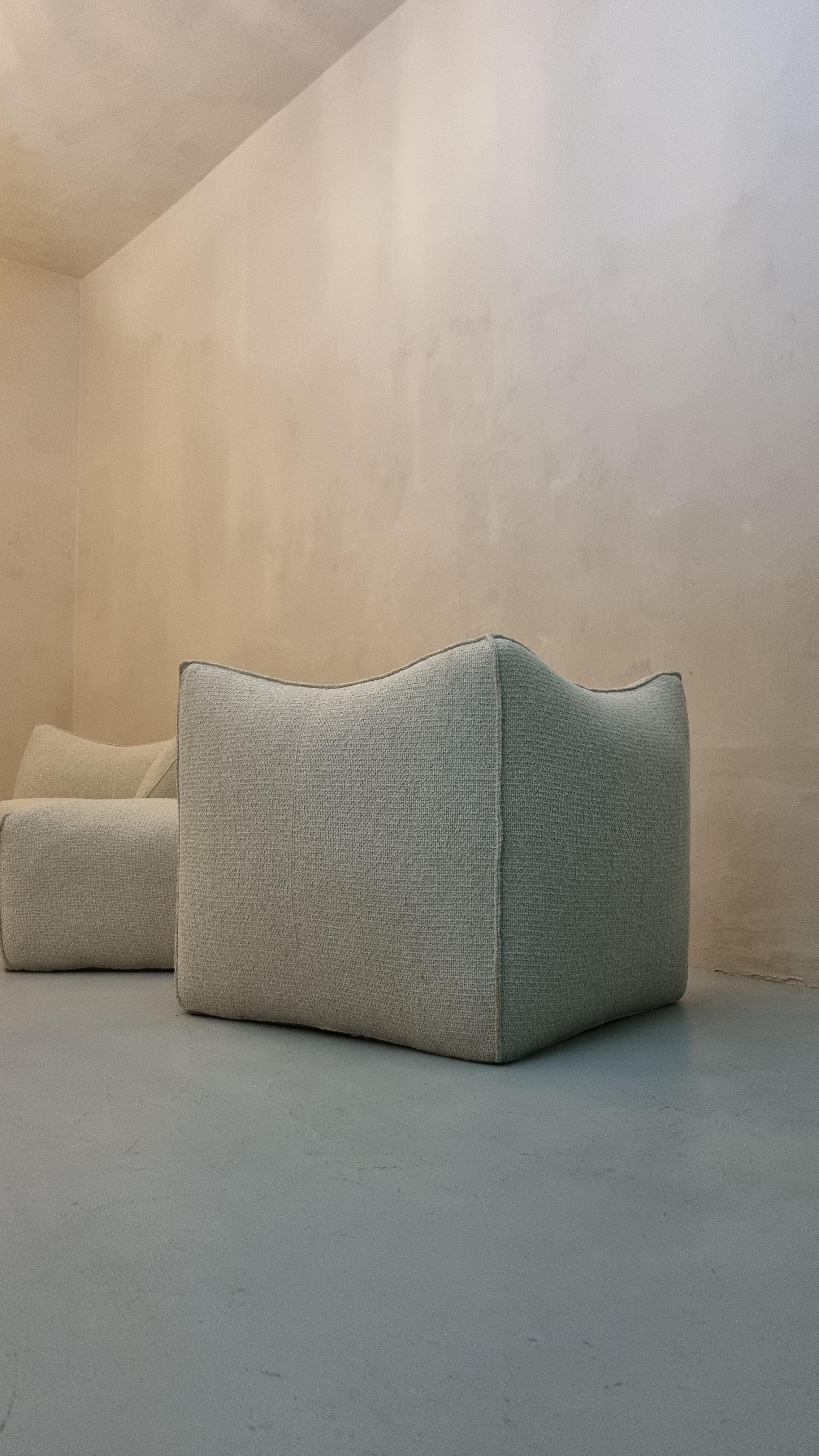Tissu Canapé modulaire Le Bambole conçu par Mario Bellini pour B&b Italia 1972 en vente