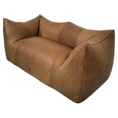 Le Bambole Sofa aus Naturleder von Mario Bellini für B&B Italia  70s