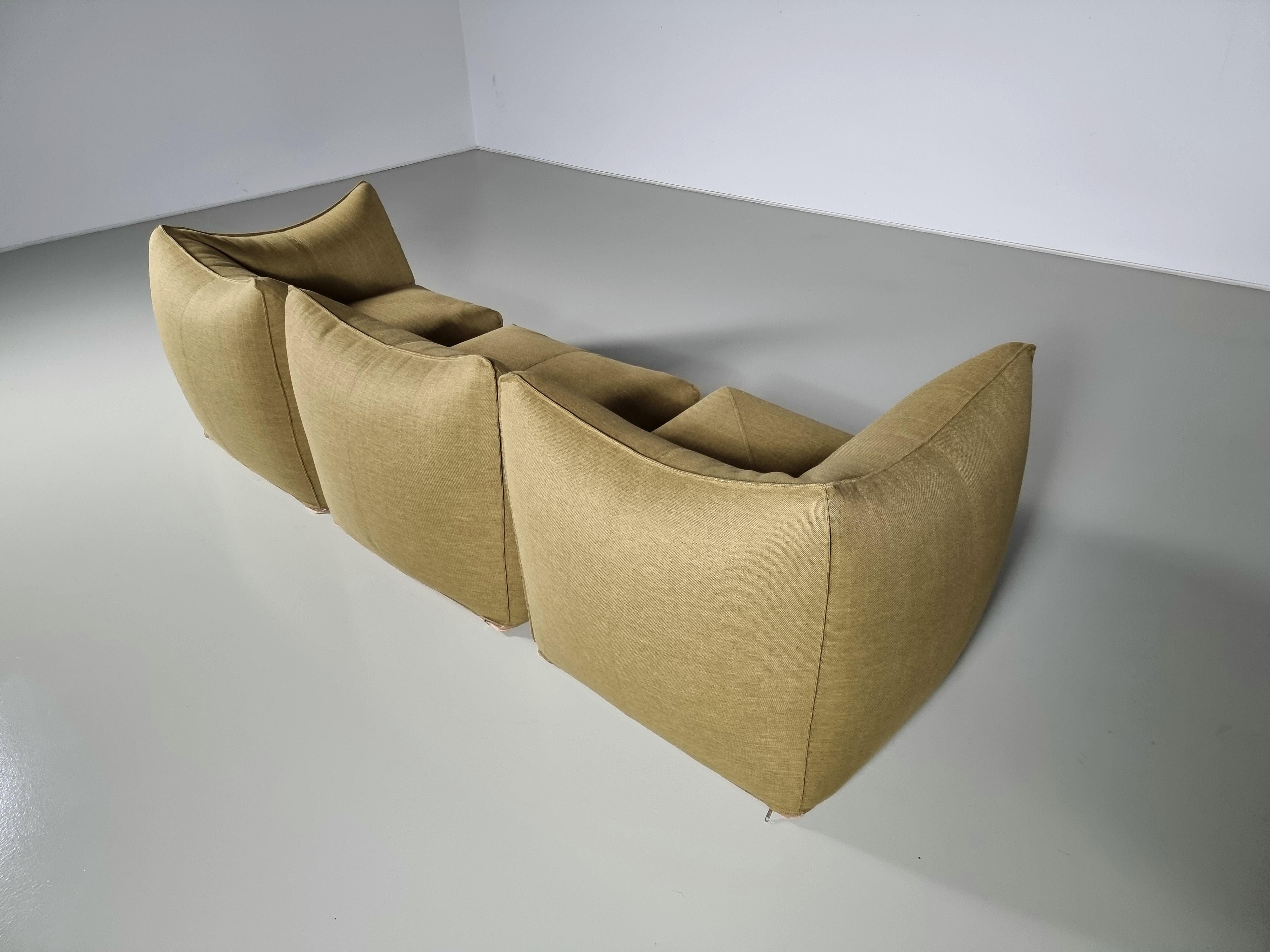 Le Bambole Sectional Sofa by Mario Bellni for B&B Italia, 1970s In Excellent Condition For Sale In amstelveen, NL