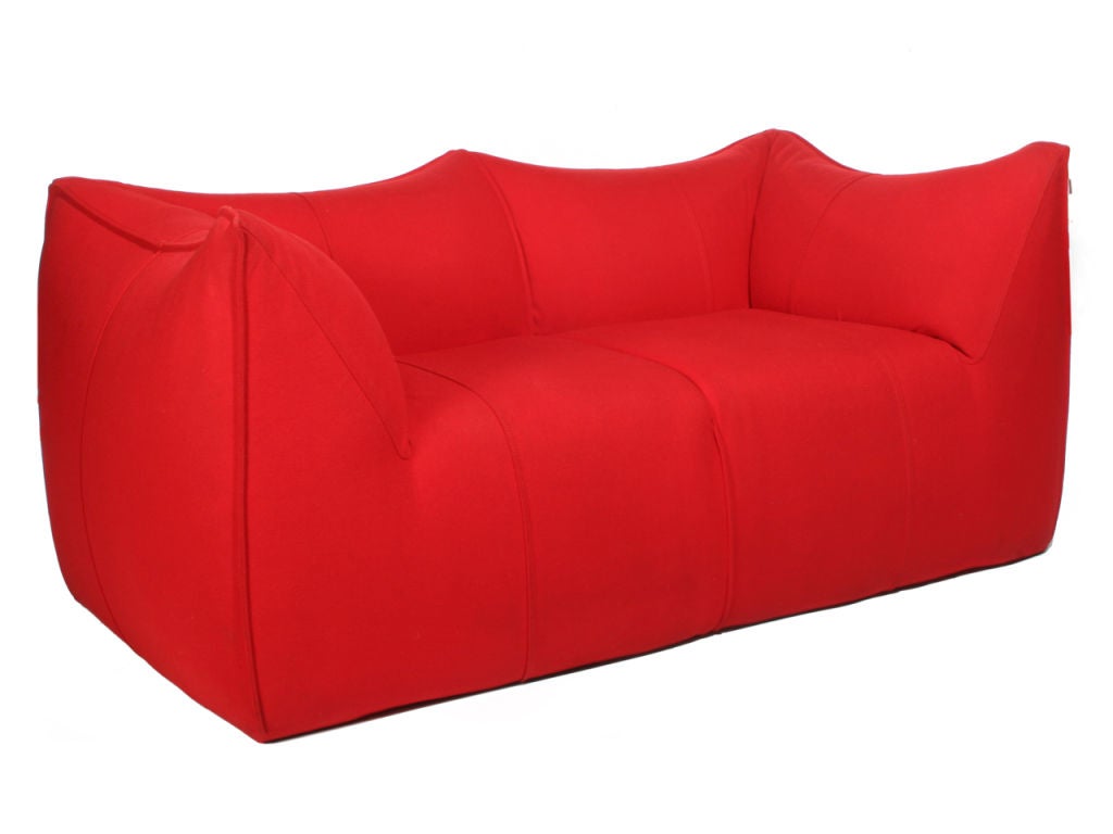 Mid-Century Modern Le Bambole Settee by Mario Bellini