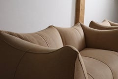 Le Bambole sofa and lounge chair By Mario Bellini For B&B Italia, 1970s