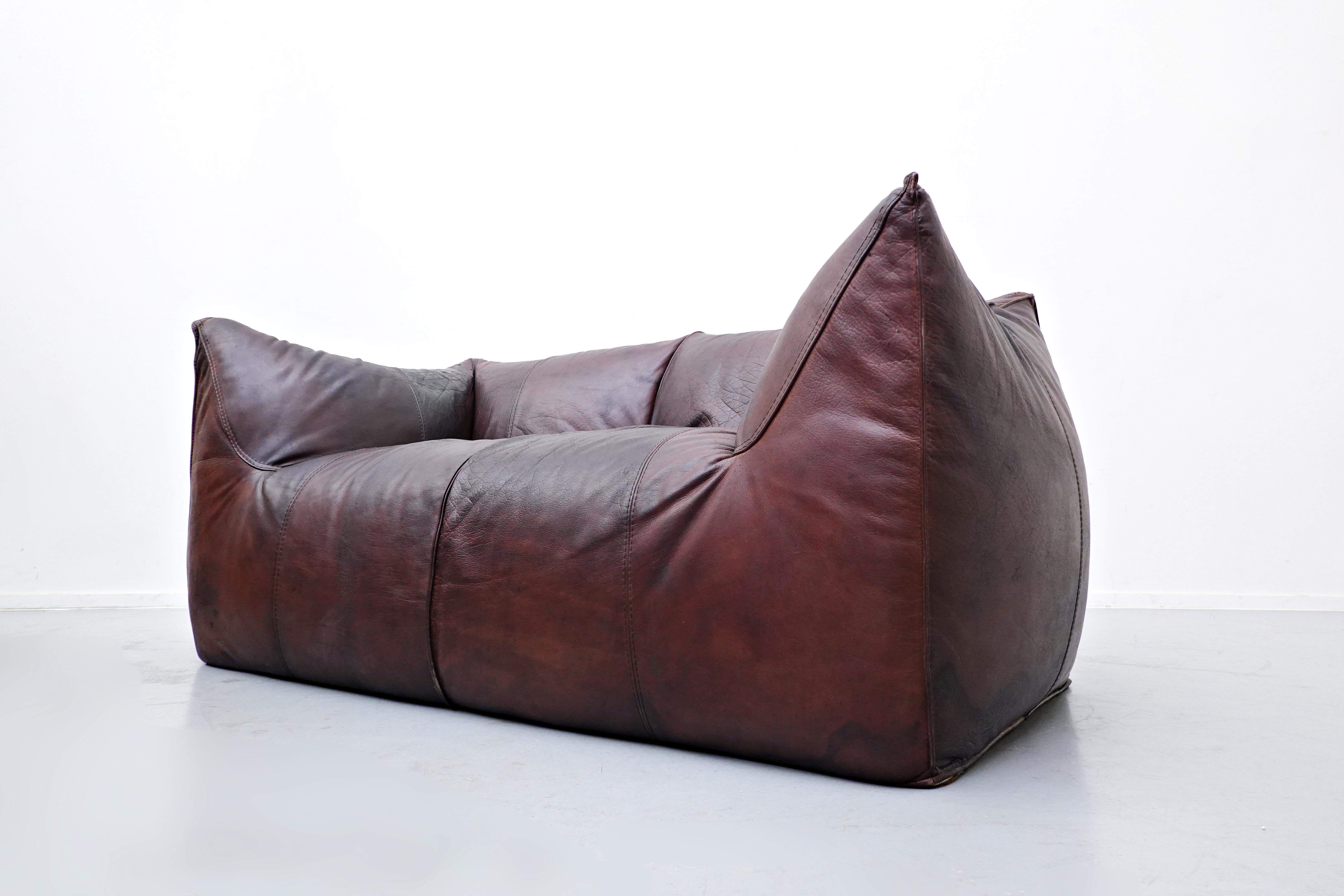 Le Bambole Leather Sofa by Mario Bellini for B&B Italia, 1970s 5