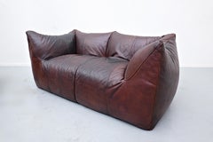 Le Bambole Leather Sofa by Mario Bellini for B&B Italia, 1970s
