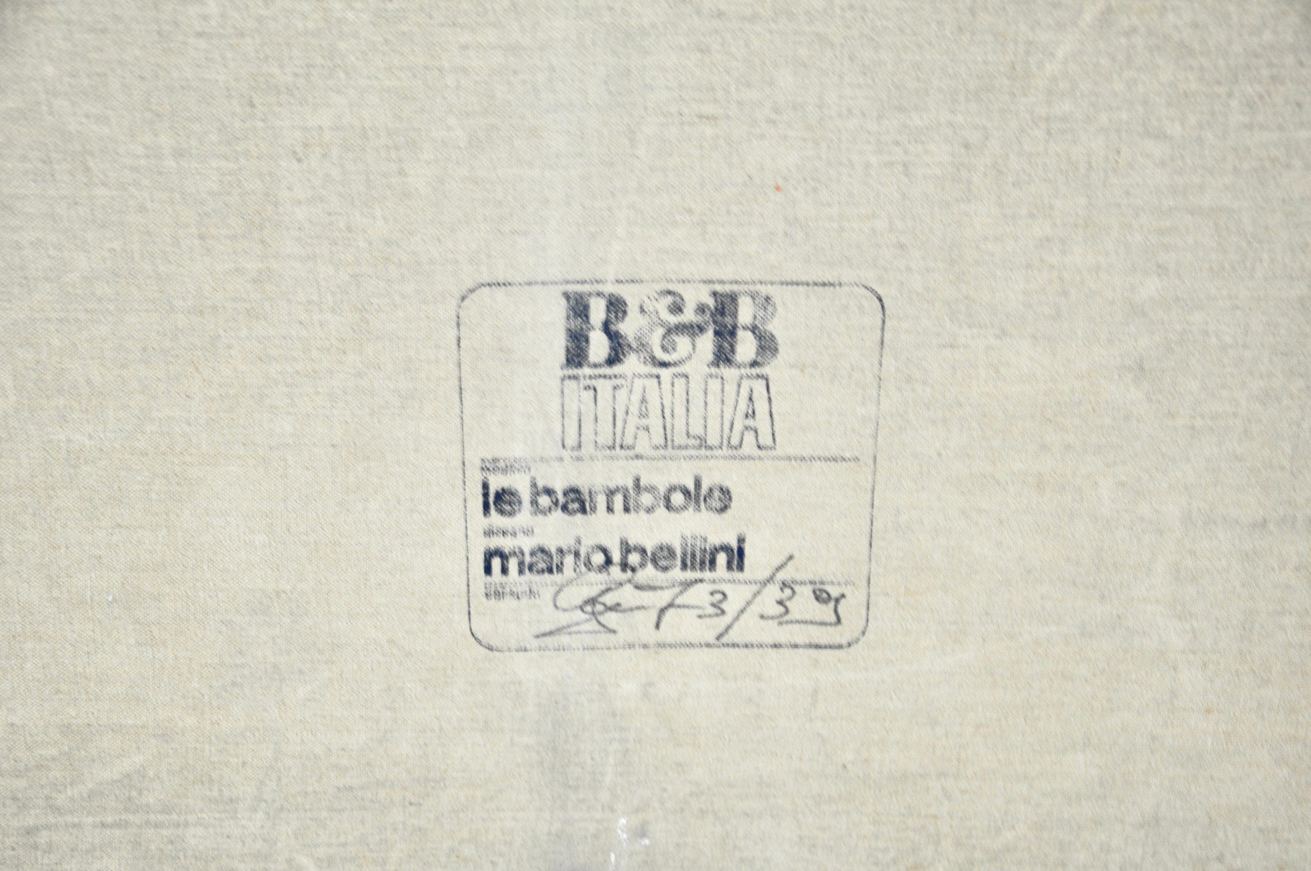 Sofa „Le Bambole“ von Mario Bellini für B&B Italia, 1970er Jahre im Angebot 1