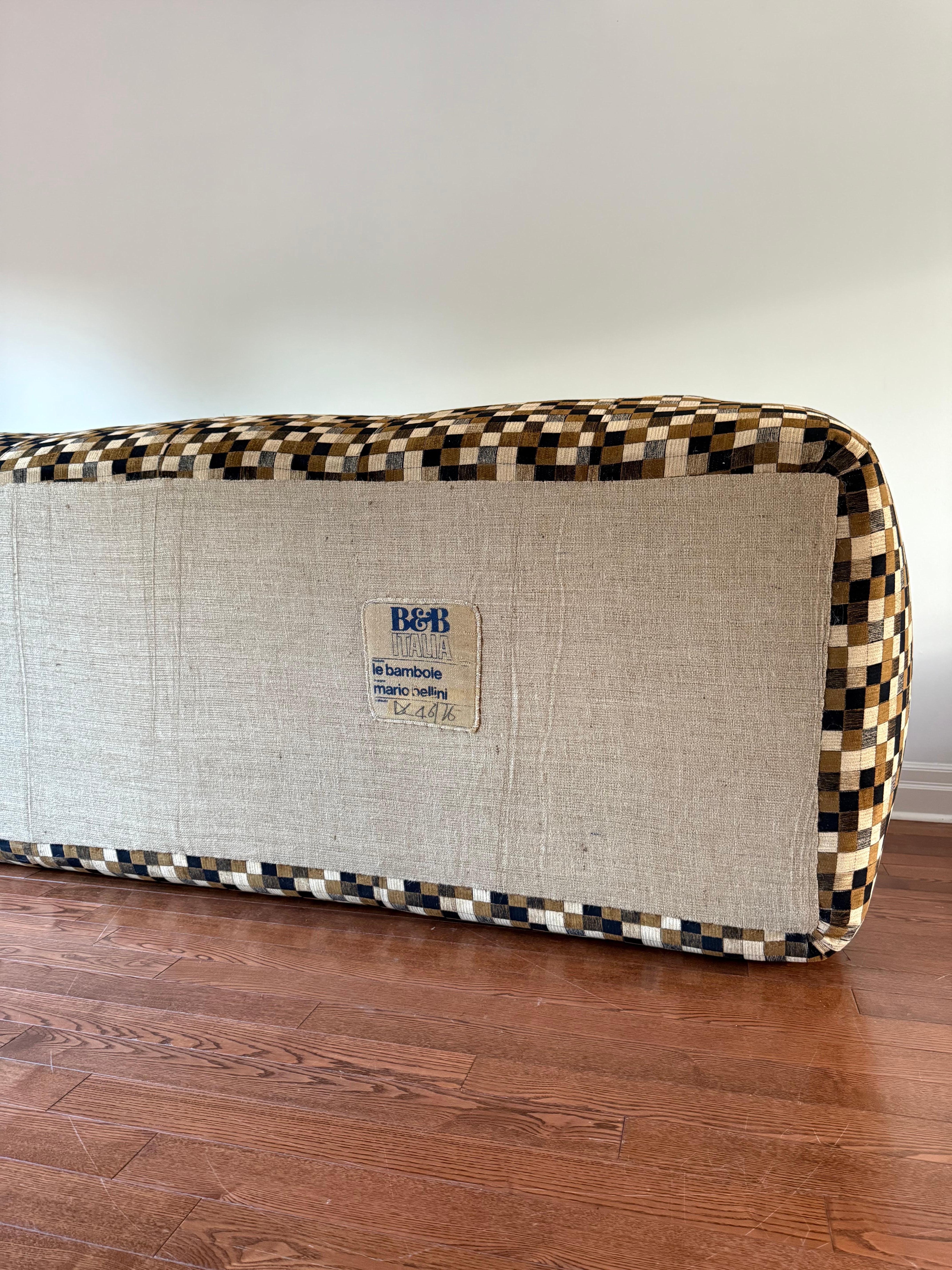 Sofá Le Bambole de Mario Bellini para B&B Italia, 1976 en venta 4
