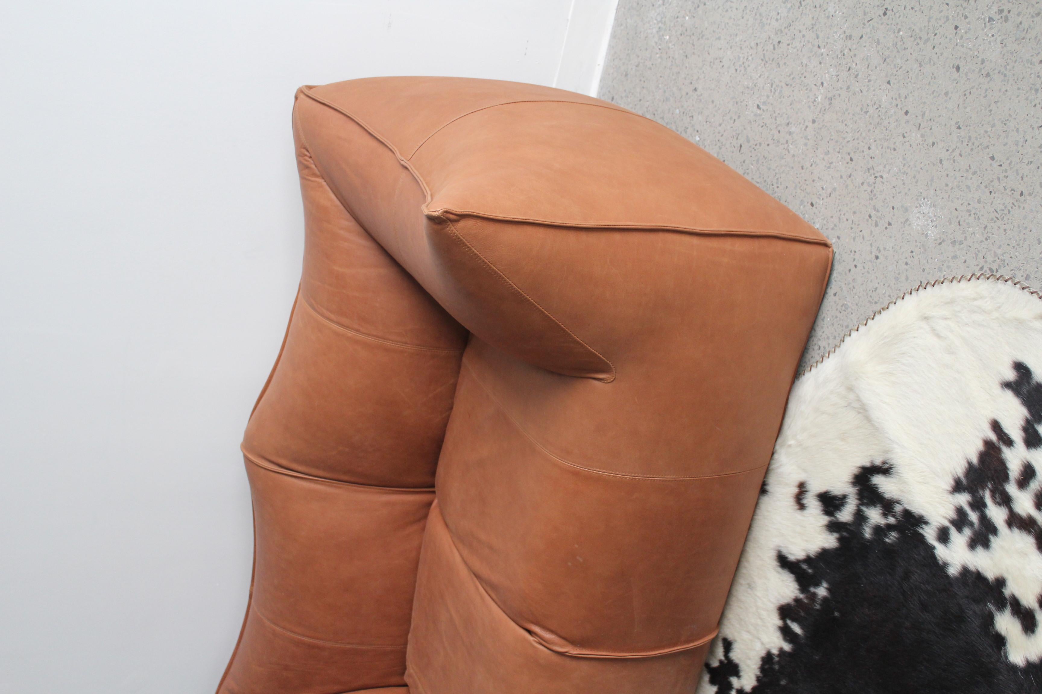 Leather Le Bambole Sofa by Mario Bellini for B&B Italia For Sale