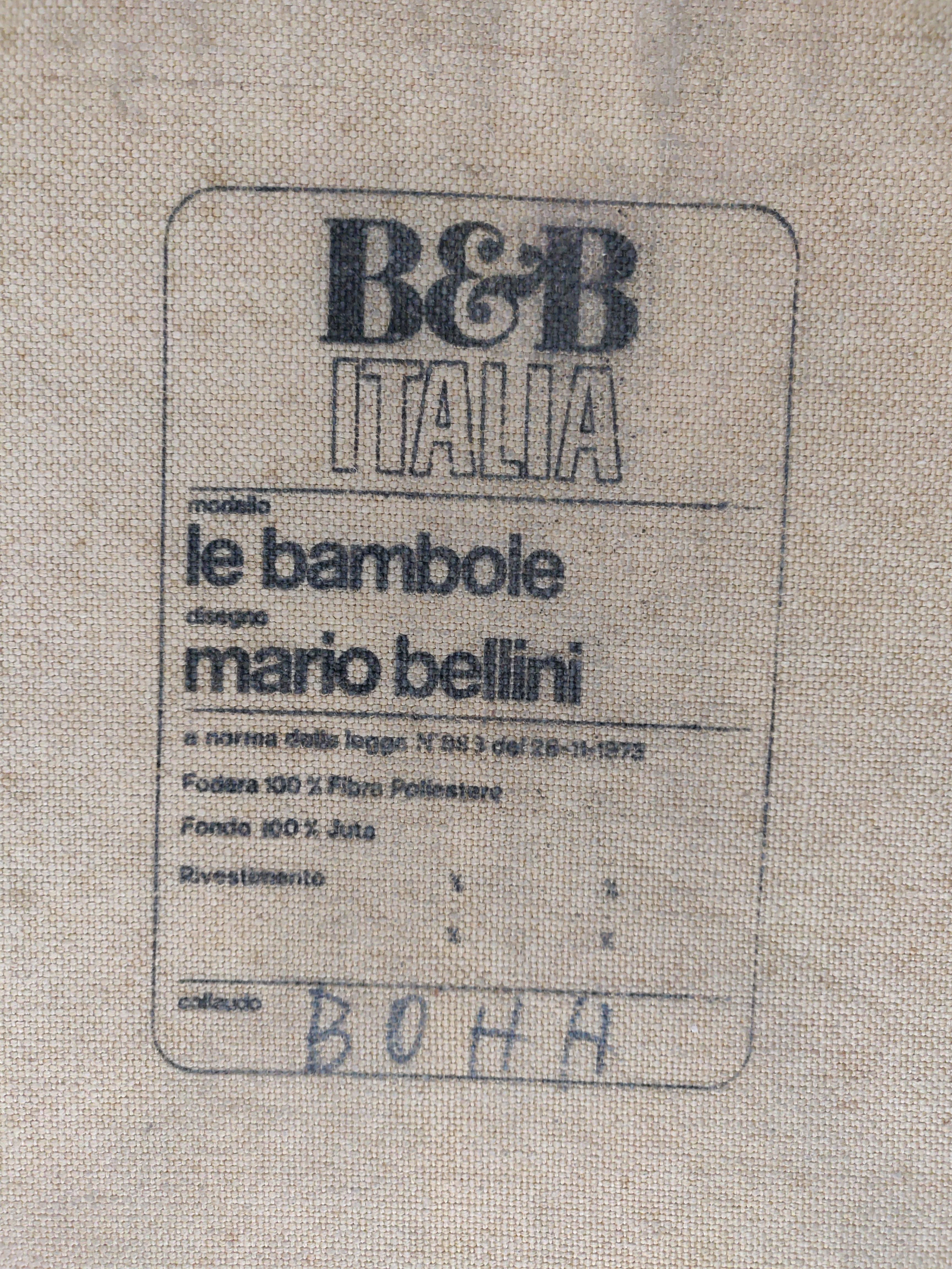 Le Bambole Sofa by Mario Bellini for B&B Italia, Italy, 1970s 3