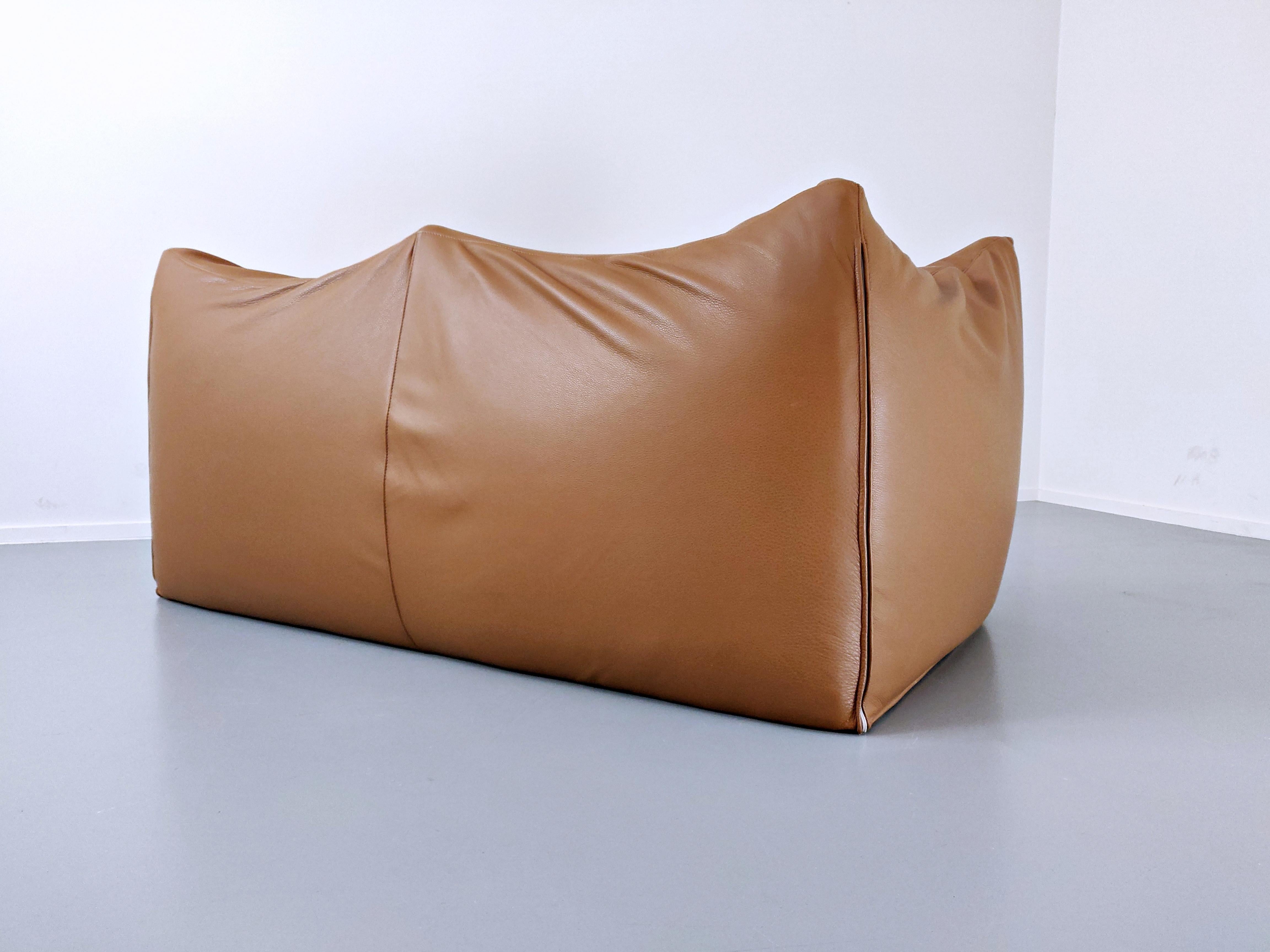 Leather Le Bambole Sofa by Mario Bellini for B&B Italia, Italy, 1970s