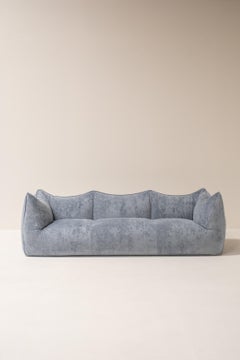 “Le Bambole” Sofa by Mario Bellini for B&B Italia, Velvet Upholstery, 1970s