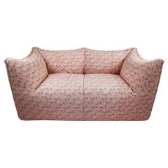 Retro Le Bambole Sofa in Original Floral Fabric by Mario Bellini for B&B Italia, 1972