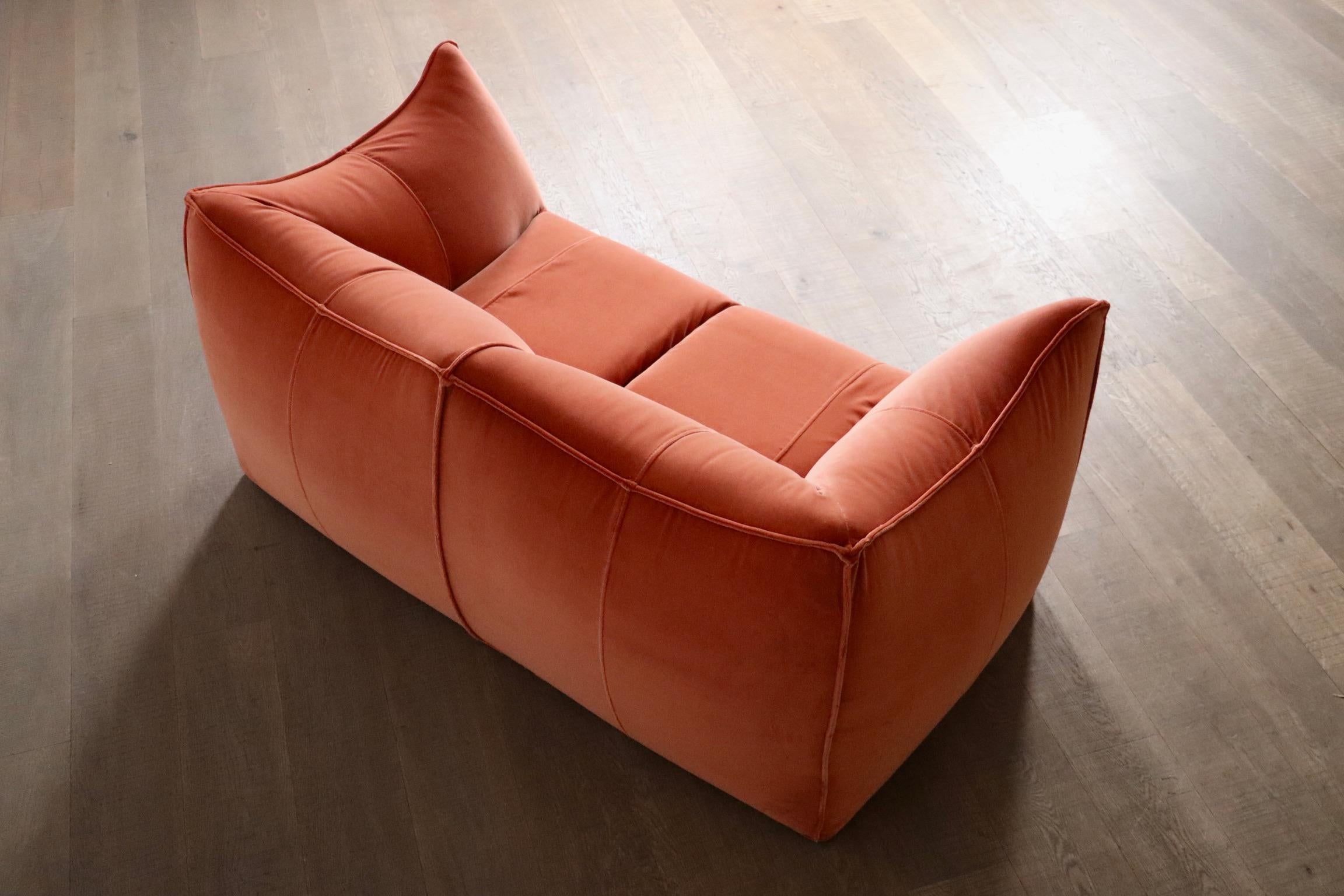 Sofá Le Bambole de terciopelo Por Mario Bellini Para B&B Italia, Década de 1970 en venta 3