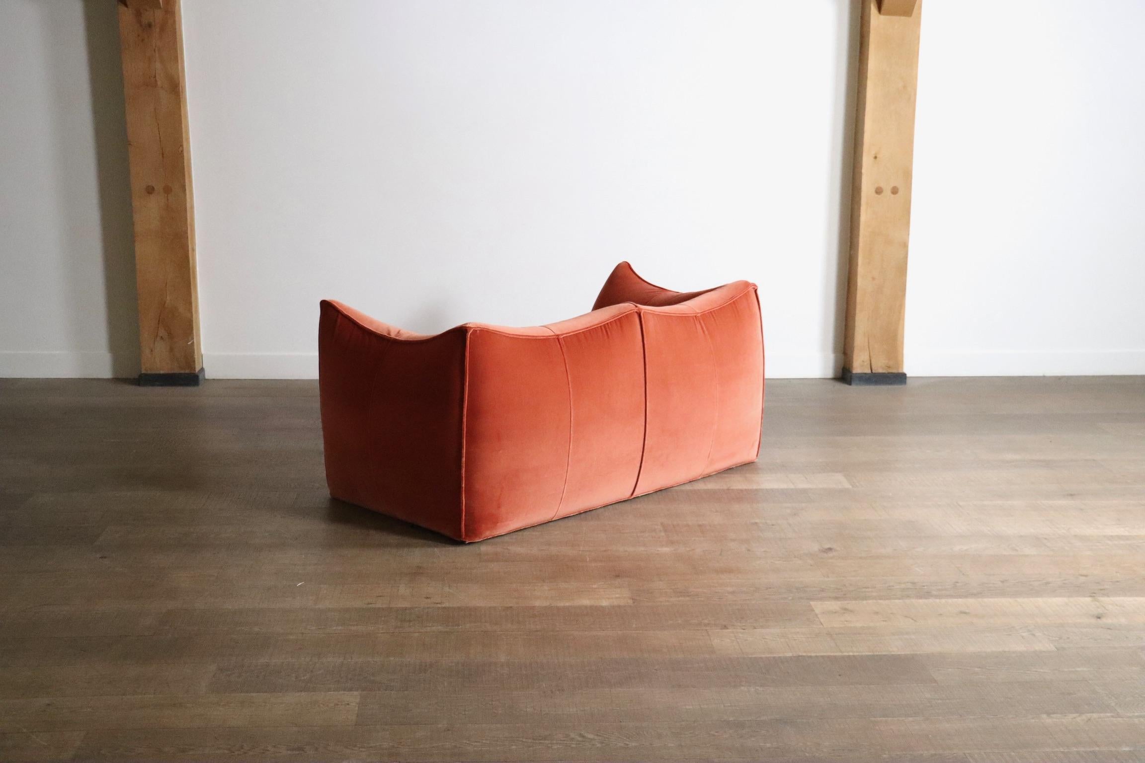 Sofá Le Bambole de terciopelo Por Mario Bellini Para B&B Italia, Década de 1970 en venta 4