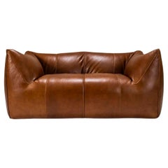 'Le Bambole' Two-seater Sofa in New Upholstered Leather by Mario Bellini for B&B