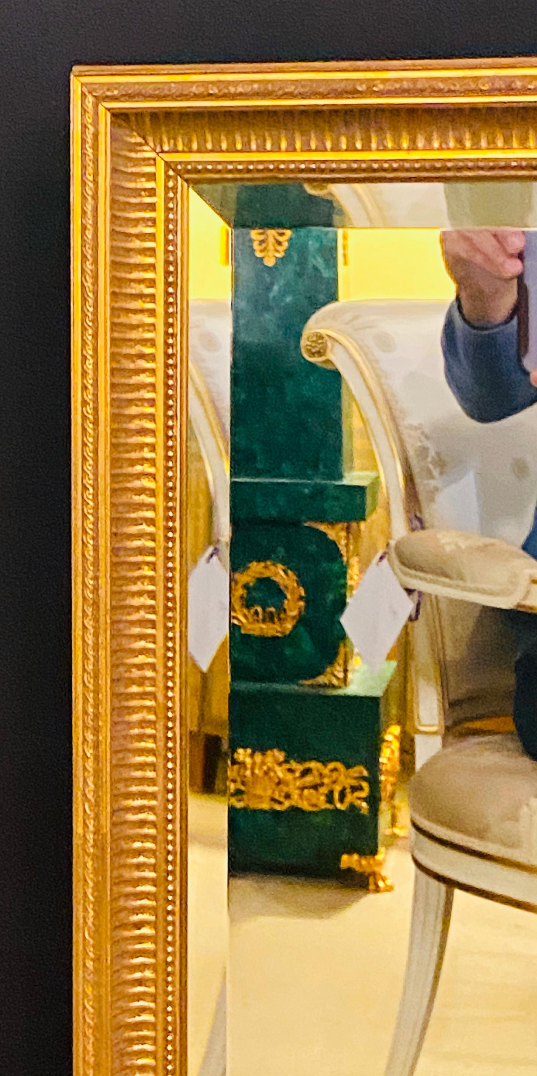 gold wall mirror