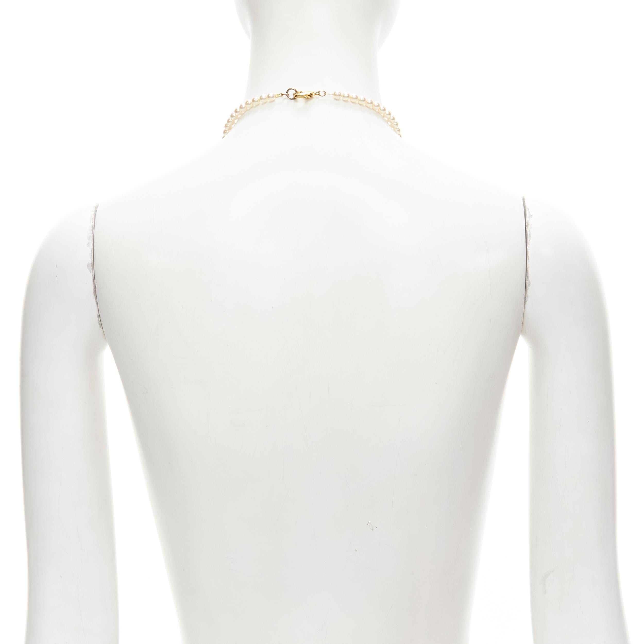 Donna LE BIJOUX DE SOPHIE Collana con fiocco di perle Hello Kitty in vendita
