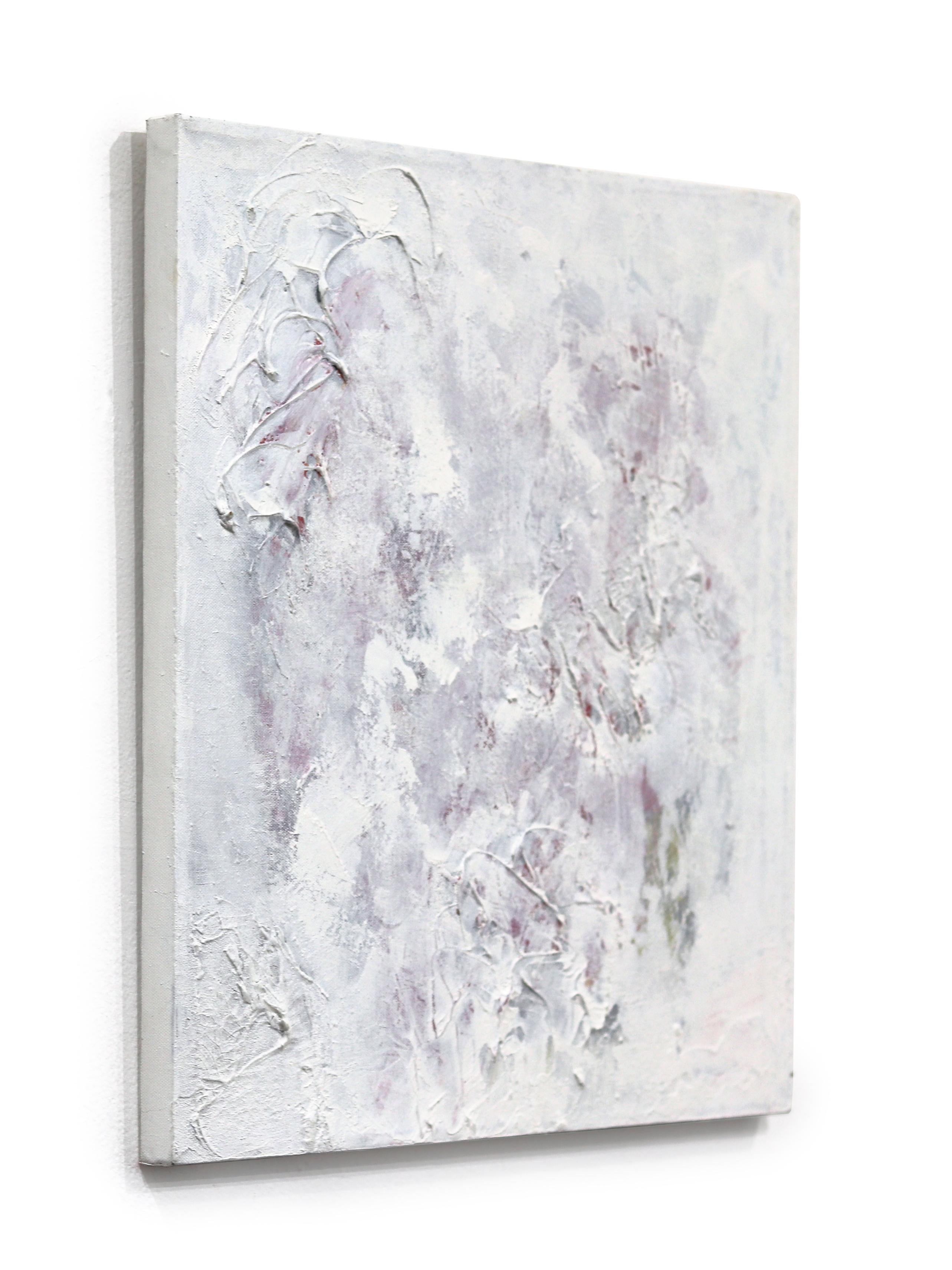 Apostatize - Pittura astratta contemporanea su tela con texture minimalista - Abstract Painting Grigio di LE BohemianMuse