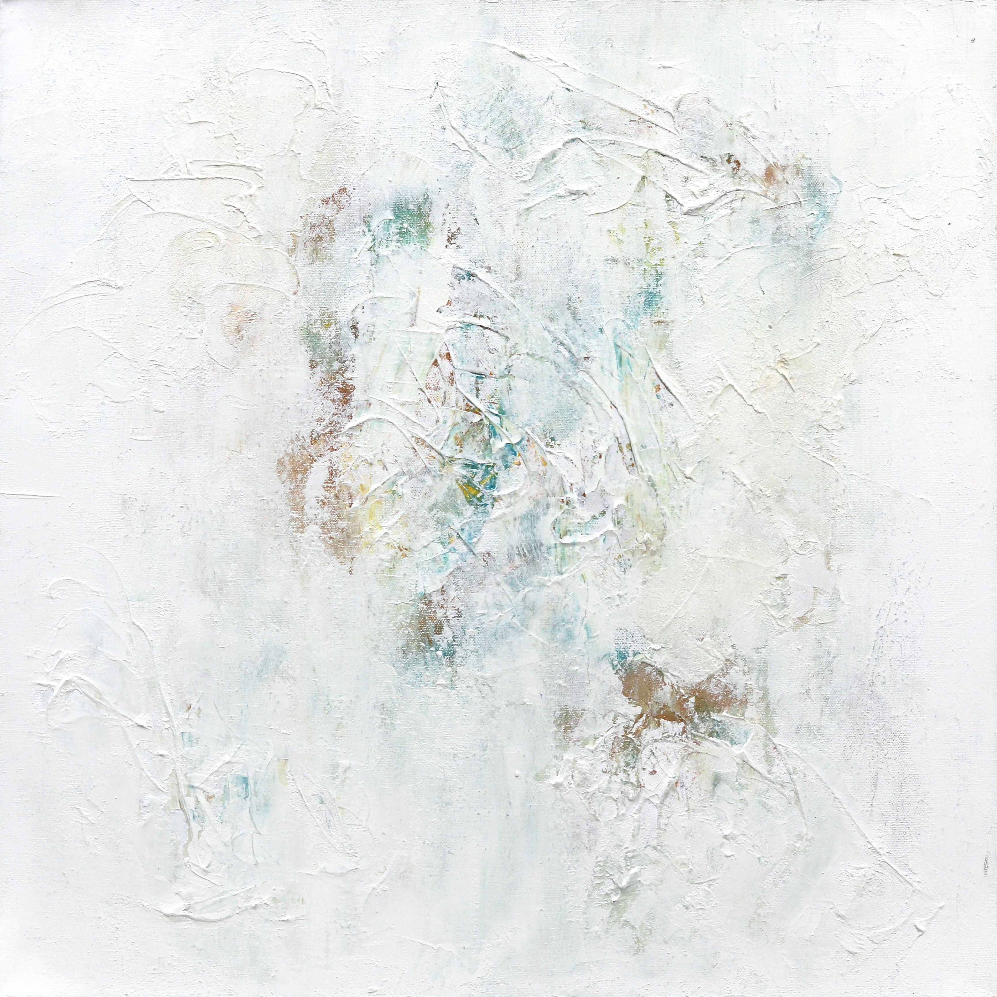 Abstract Painting di LE BohemianMuse - Cavo - Pittura astratta contemporanea su tela con texture minimalista
