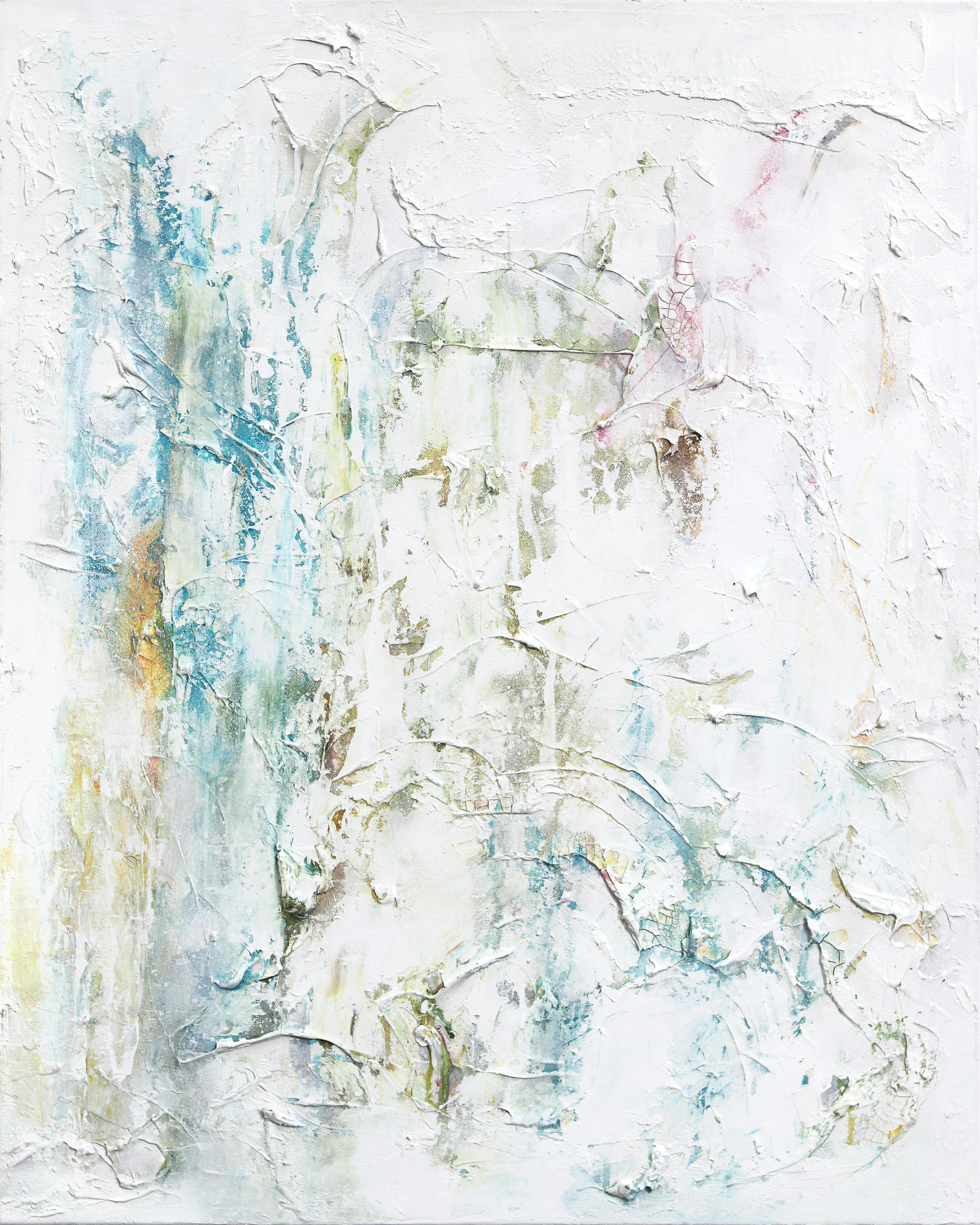 Defy - Original Textural Contemporary Abstract Minimalist Gemälde auf Leinwand