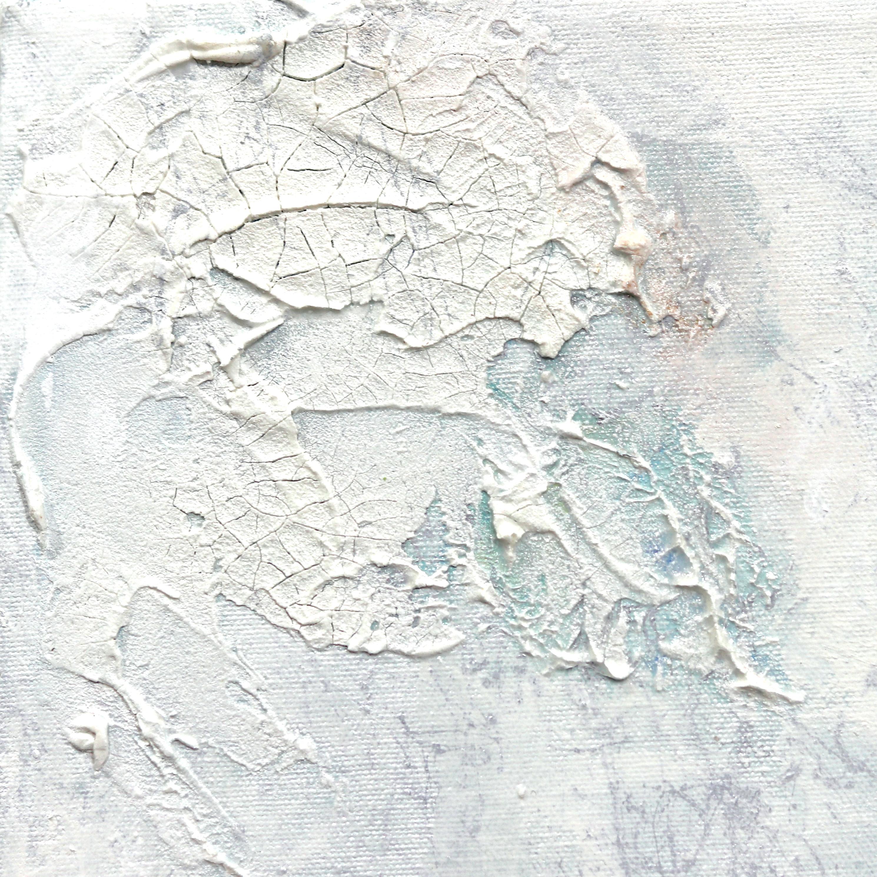 Lapse - Pittura astratta contemporanea su tela con texture minimalista - Painting Contemporaneo di LE BohemianMuse