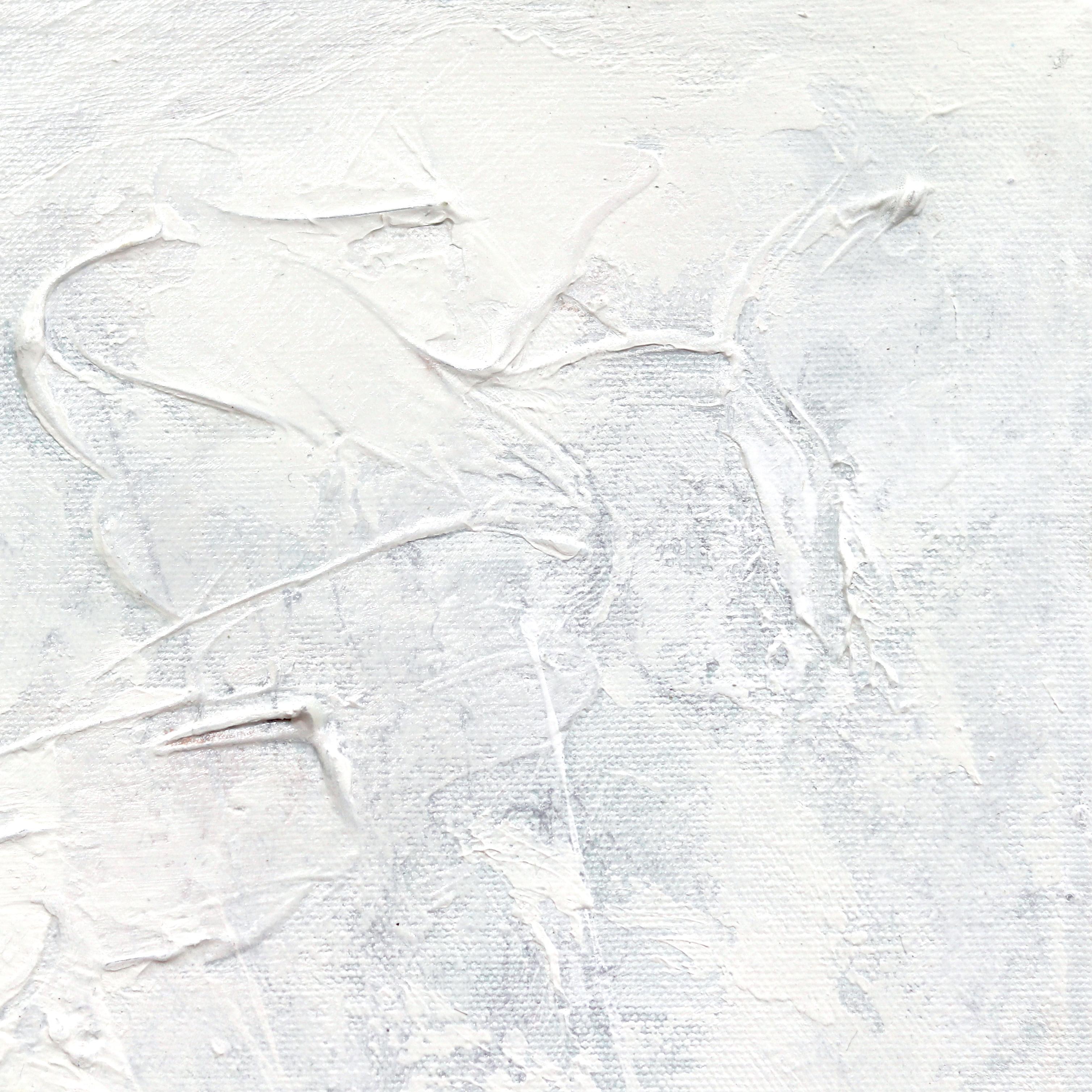 Lapse - Pittura astratta contemporanea su tela con texture minimalista in vendita 2