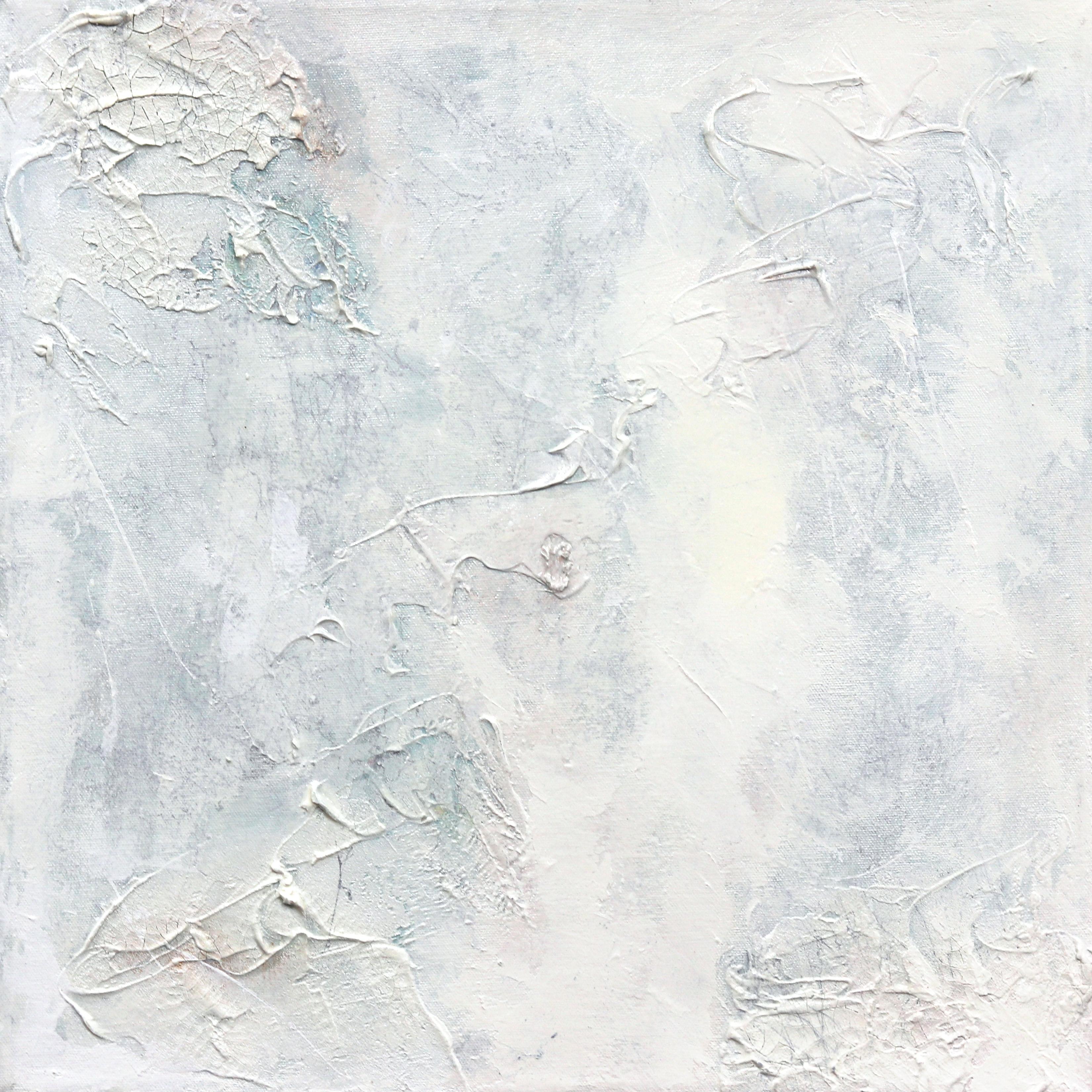 Abstract Painting di LE BohemianMuse - Lapse - Pittura astratta contemporanea su tela con texture minimalista