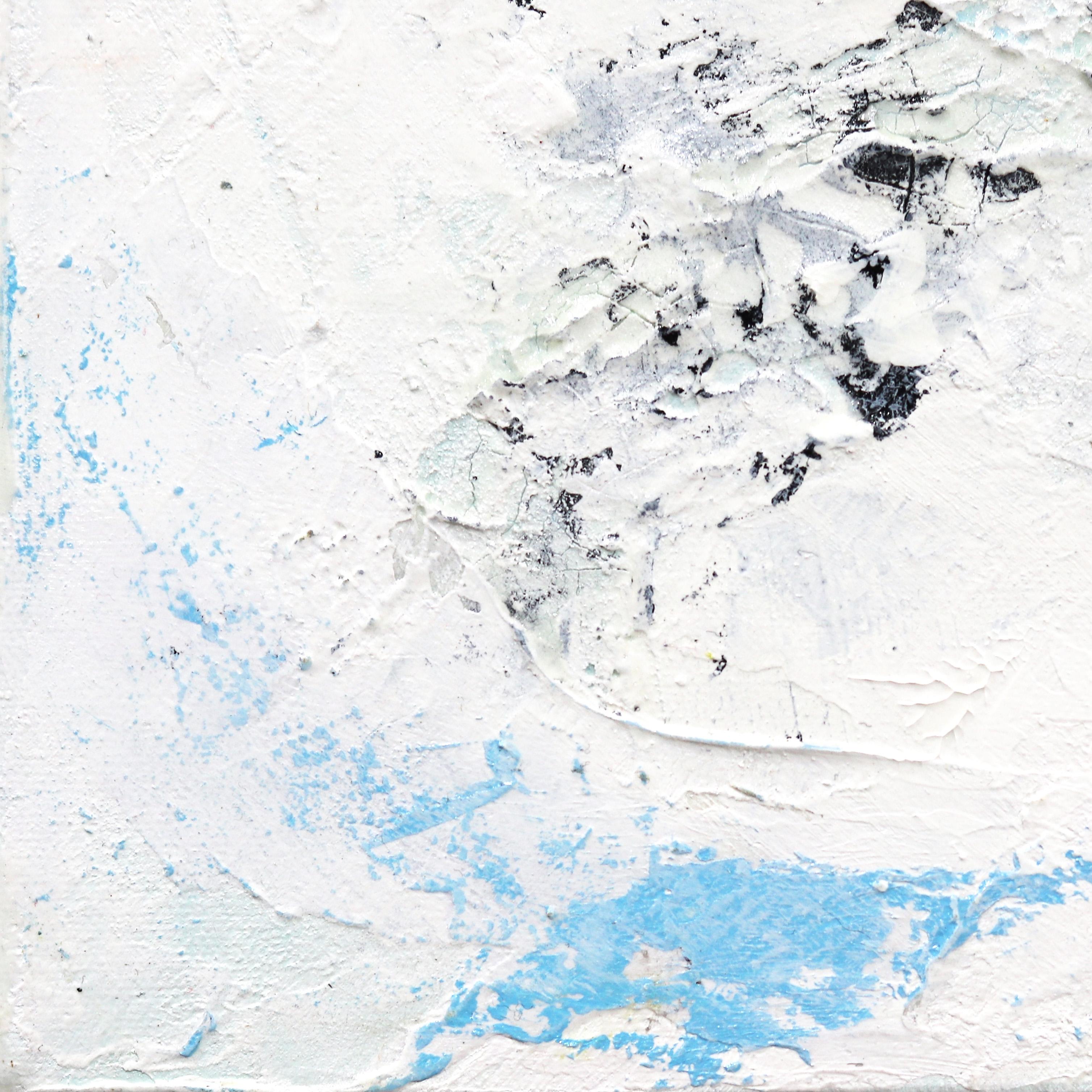 Refuser - Pittura astratta contemporanea su tela con texture minimalista in vendita 4