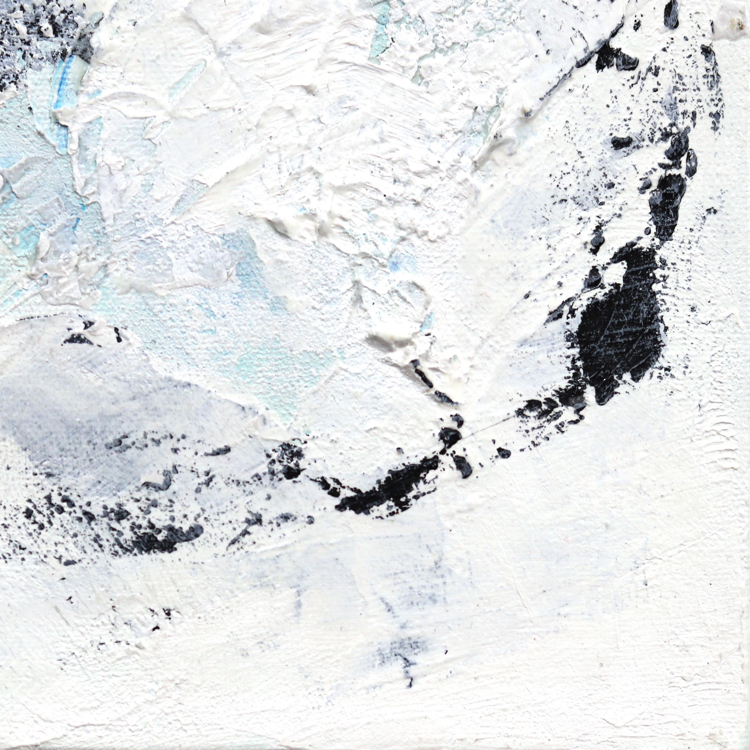 Refuser - Pittura astratta contemporanea su tela con texture minimalista in vendita 5