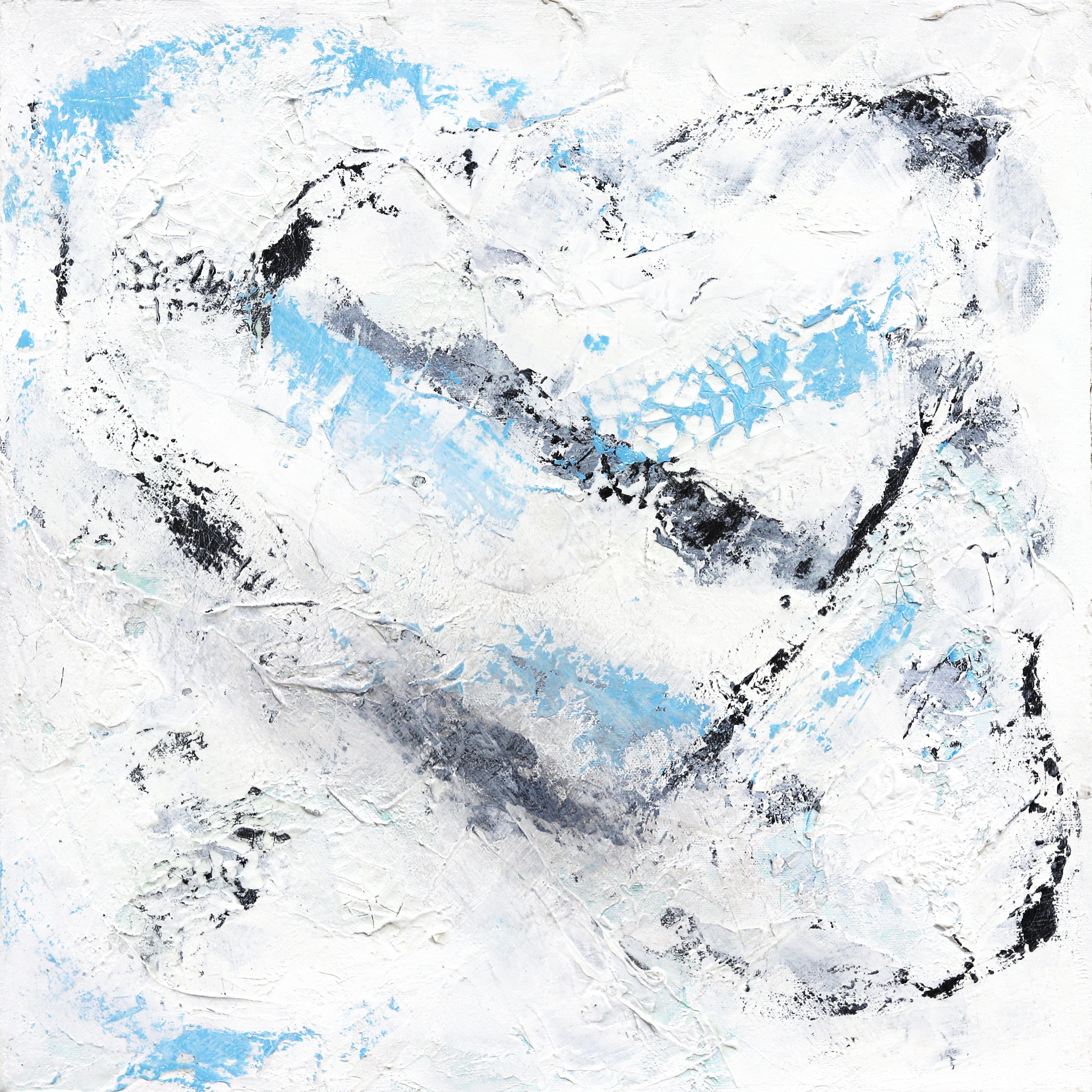 Refuser - Pittura astratta contemporanea su tela con texture minimalista - Mixed Media Art di LE BohemianMuse