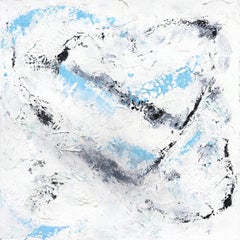 Refuser - Textural Contemporary Abstract Minimalist Painting on Canvas