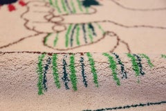 "Le Bouquet" Vintage Tapestry Rug after Pablo Picasso. Size: 6' 7" x 7' 9"