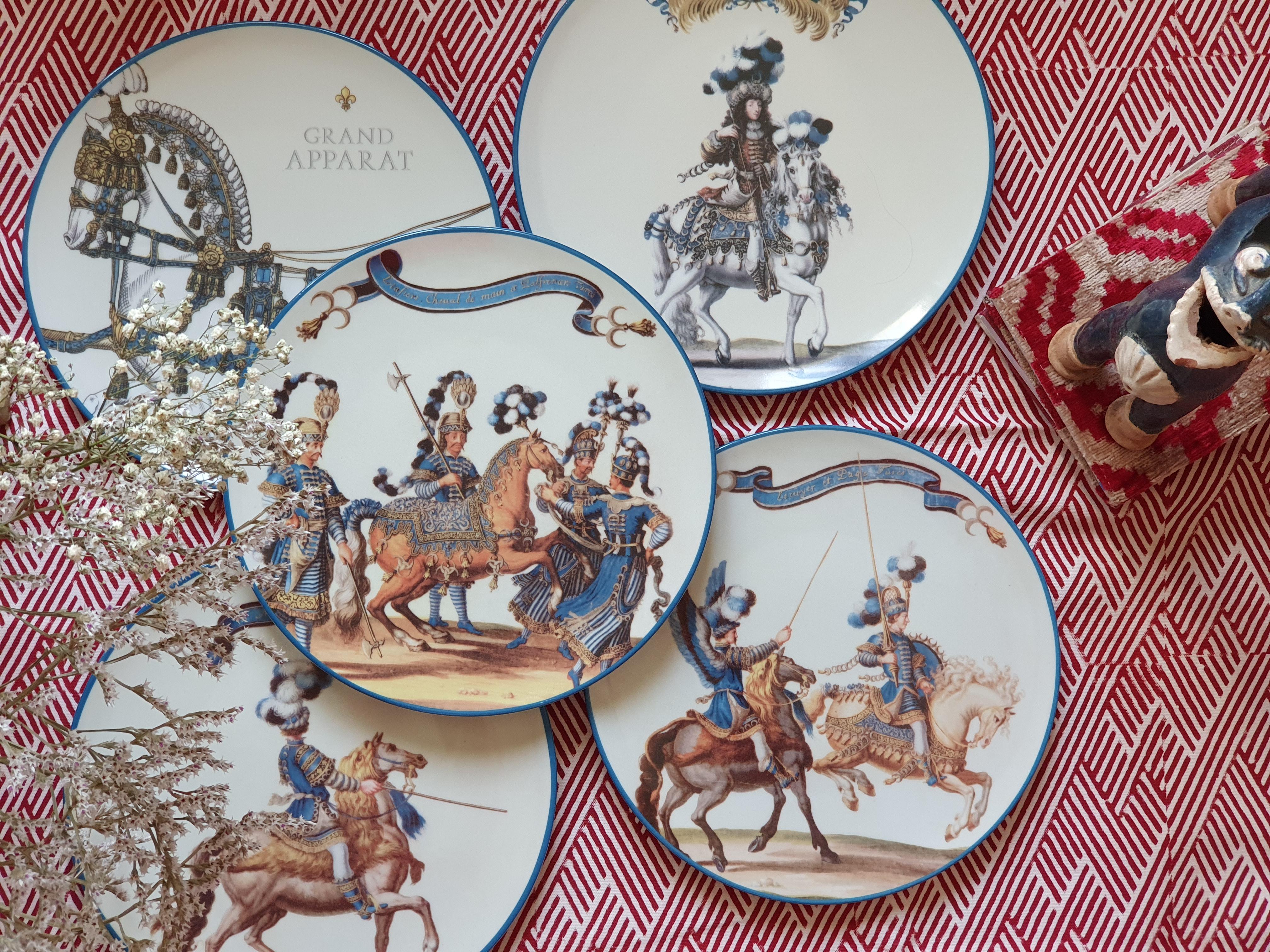 Italian Le Carousel Porcelain Plate Made in Italy For Sale