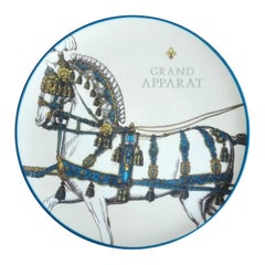Le Carousel Porcelain Plate Made in Italy