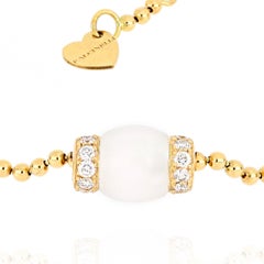Le Carrousel Bracelet Howlite and Diamonds