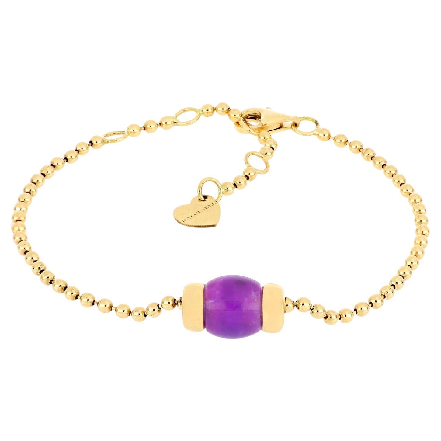 Le Carrousel Bracelet Purple Jade For Sale