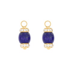 Le Carrousel Earrings Lapis lazuli and Diamonds