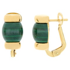 Le Carrousel Lobe Earrings Malachite